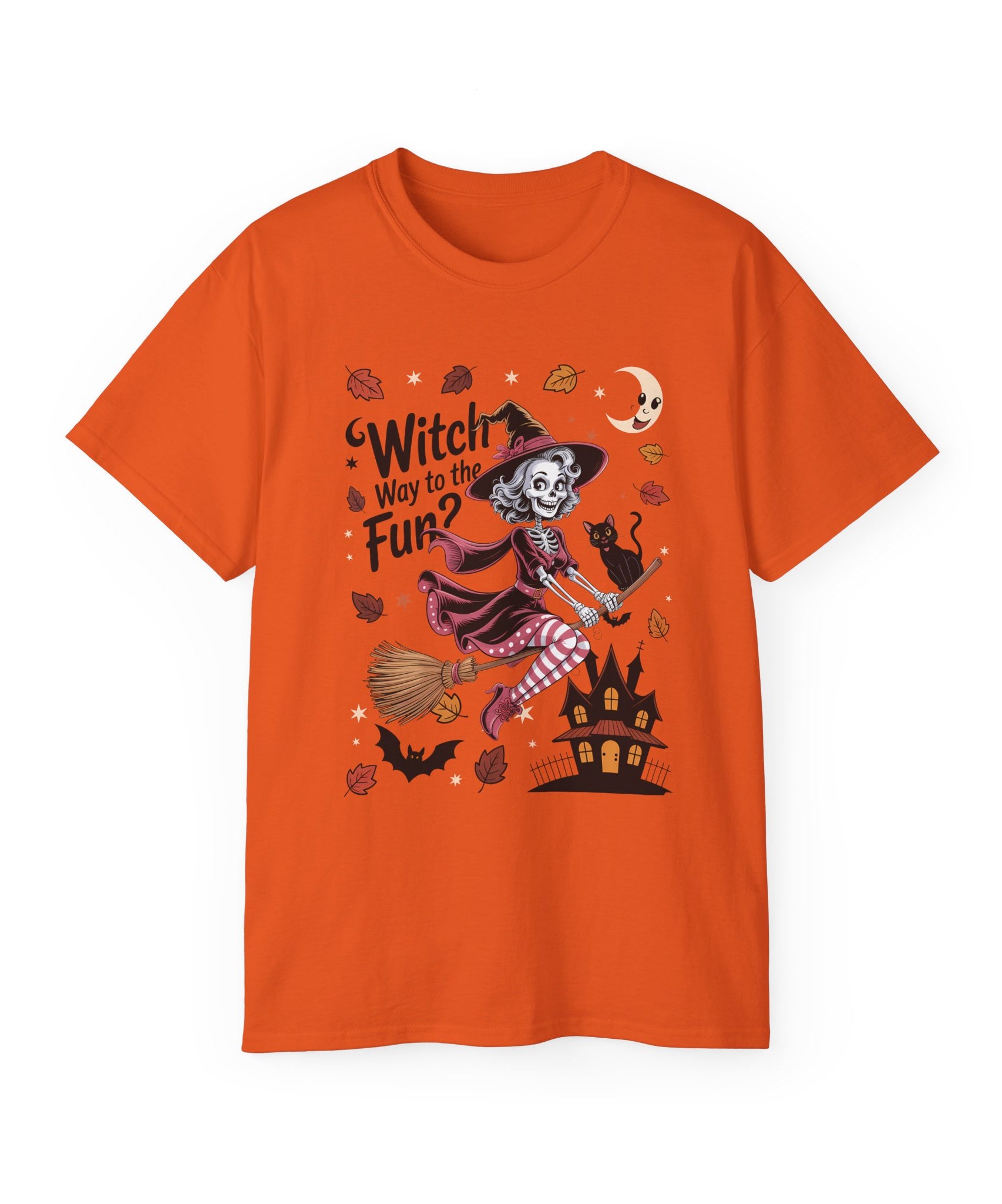 Spooky Cute Witch Ride Halloween Shirt | Gallory Hive