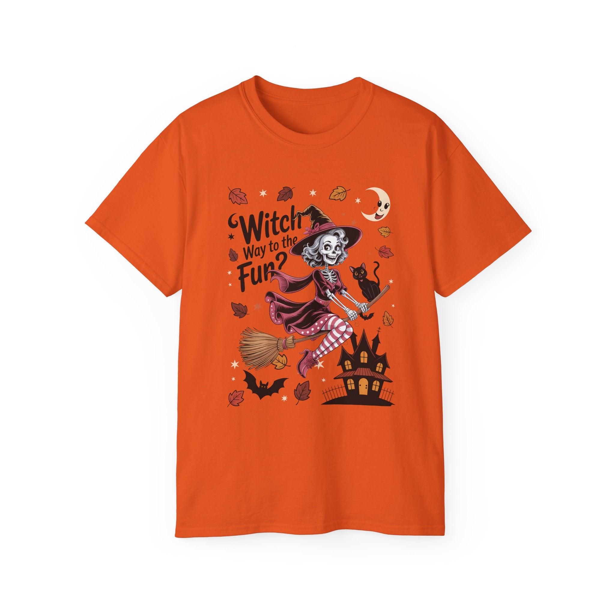Spooky Cute Witch Ride Halloween Shirt | Gallory Hive
