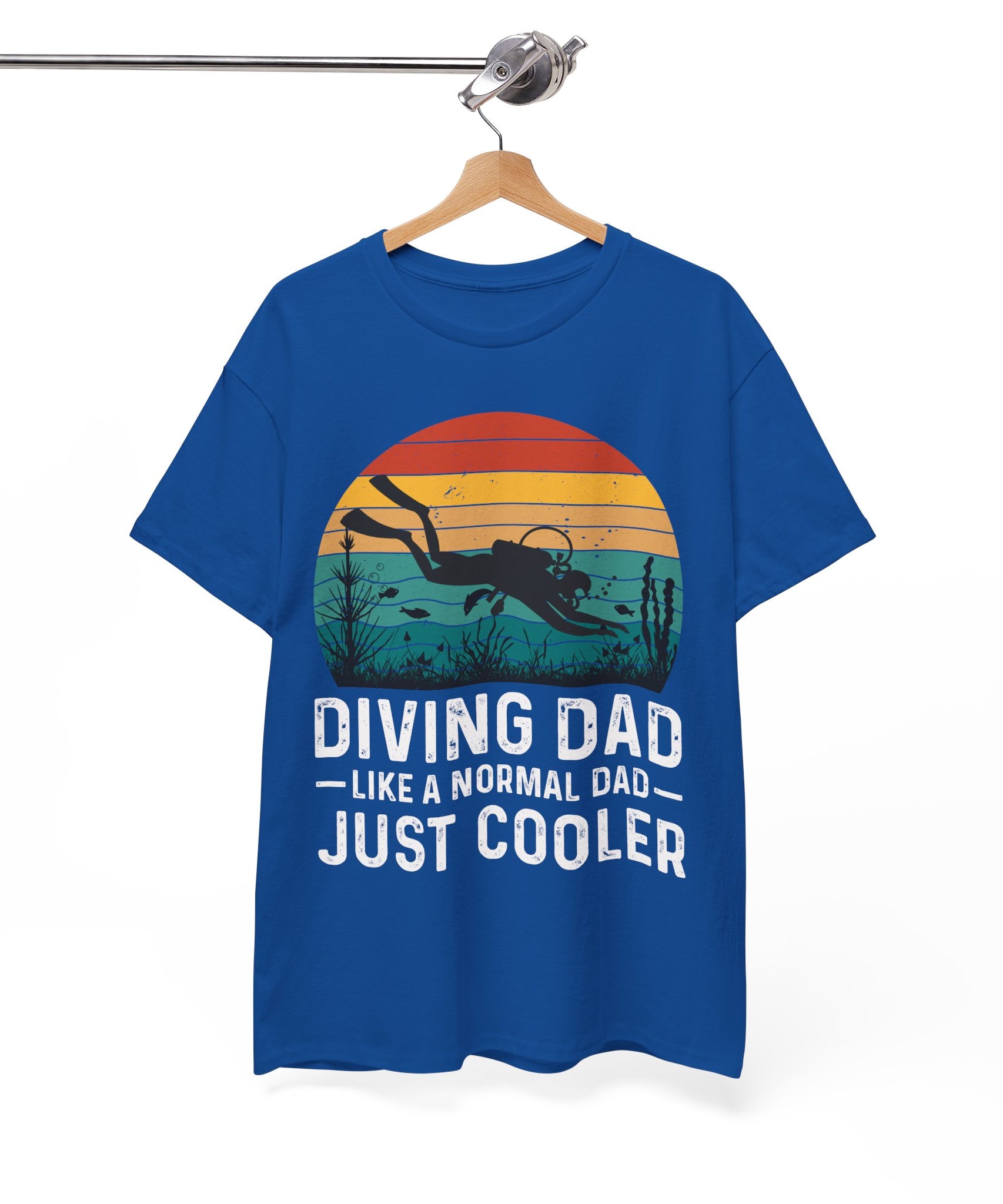 Diving Dad T-Shirt - Retro Scuba Design | Gallory Hive