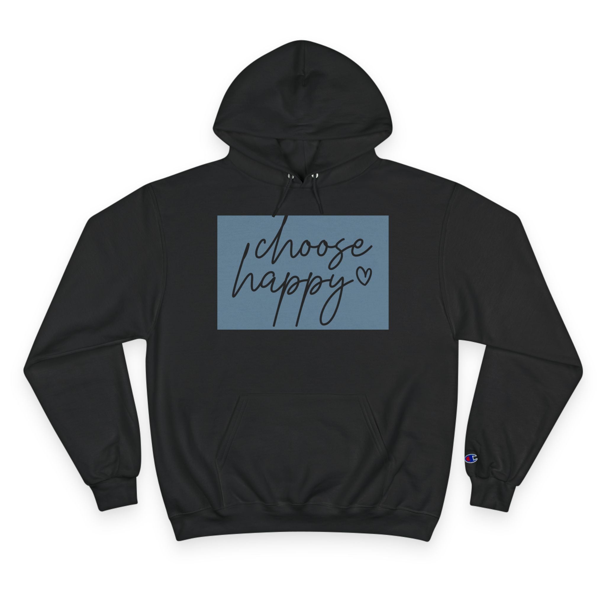 Unisex Hoodie – Choose Happy Minimalist Print