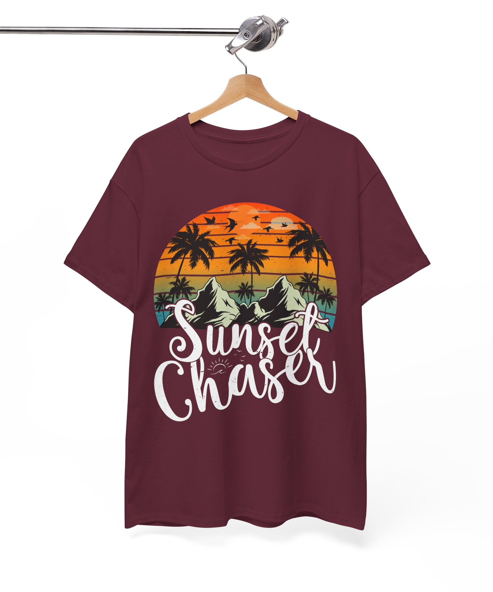 Sunset Surf Tee – Tropical & Mountain Vibes | Gallory Hive