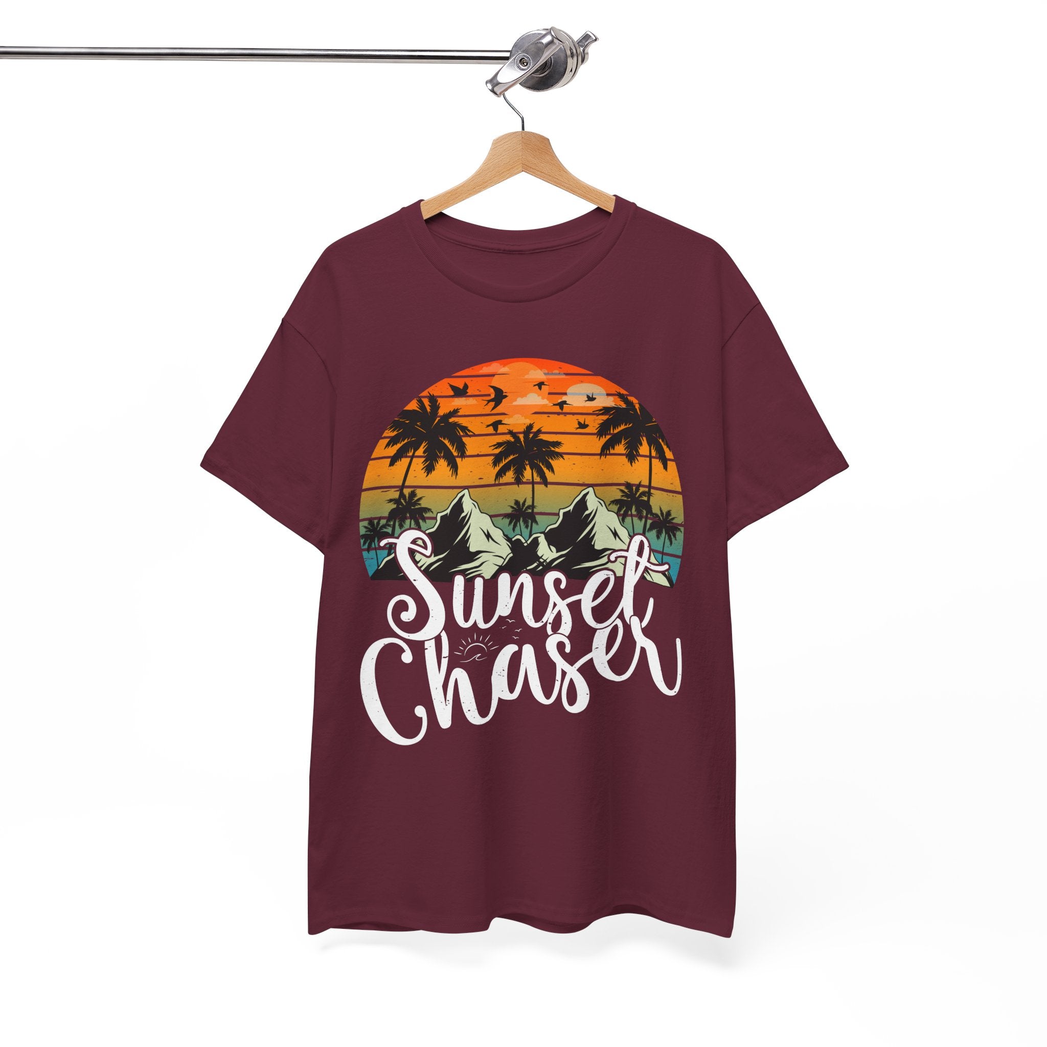Sunset Surf Tee – Tropical & Mountain Vibes | Gallory Hive