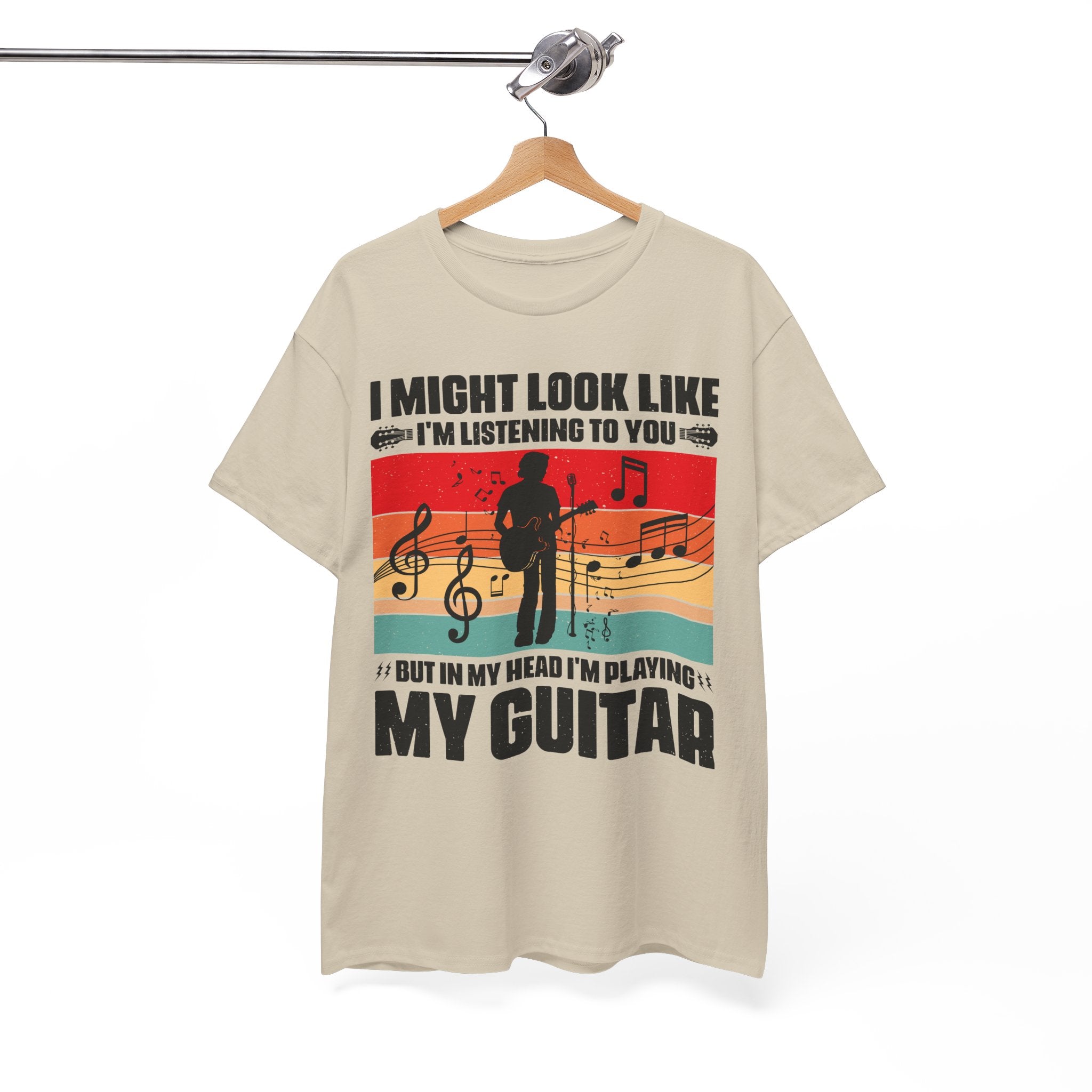 Retro Guitar Playing Mind T-Shirt | Gallory Hive