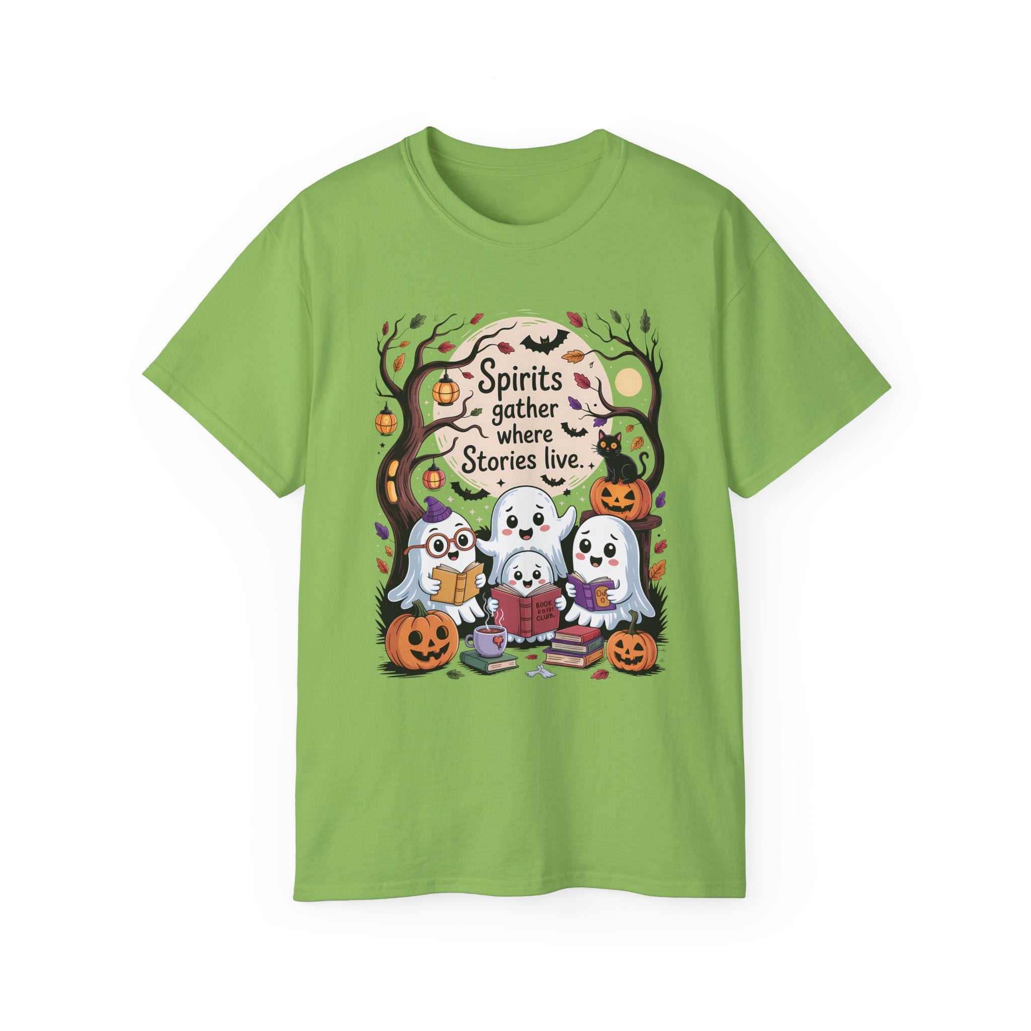 Halloween Ghost Book Club Tee | Gallory Hive