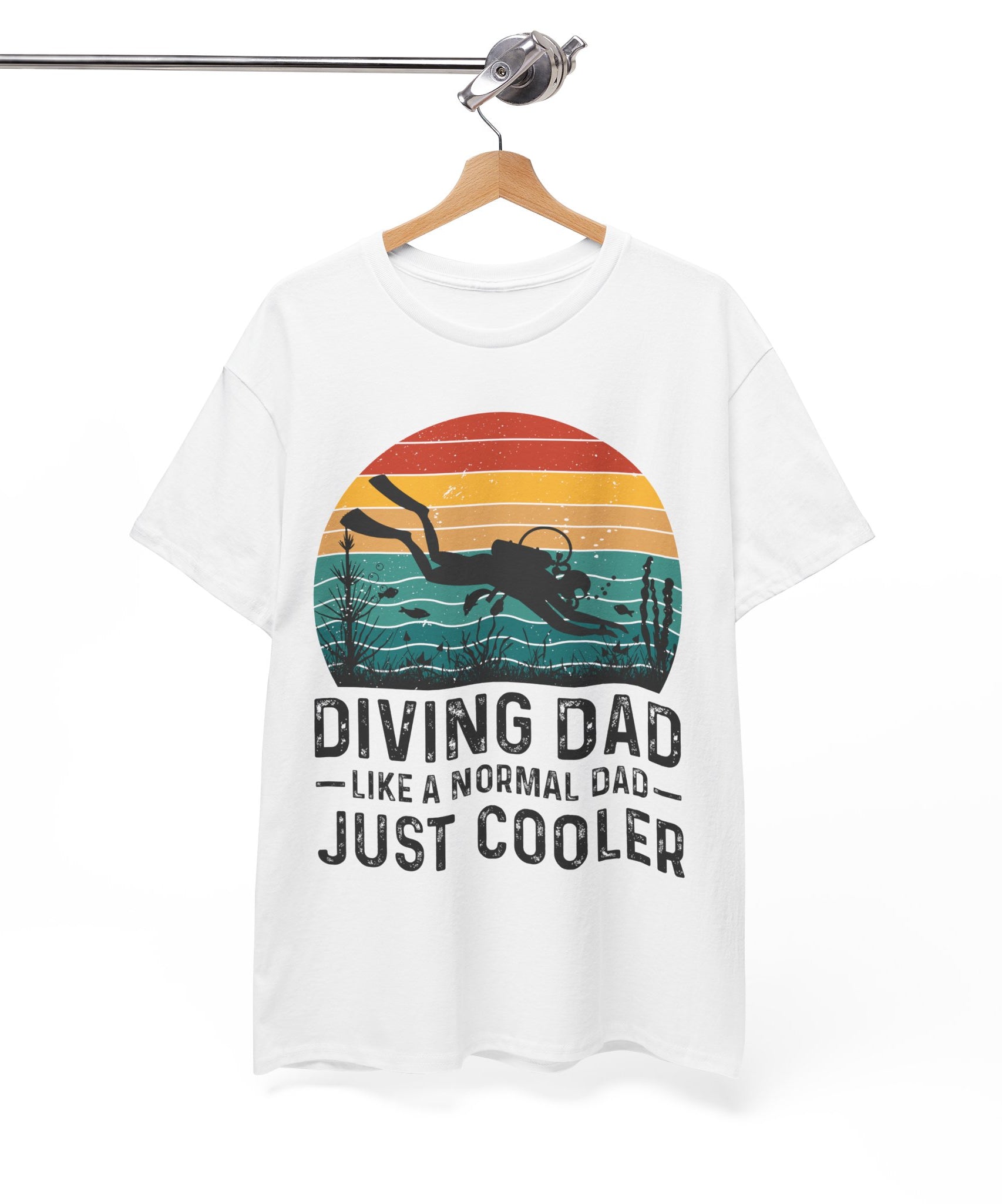 Diving Dad T-Shirt - Retro Scuba Design