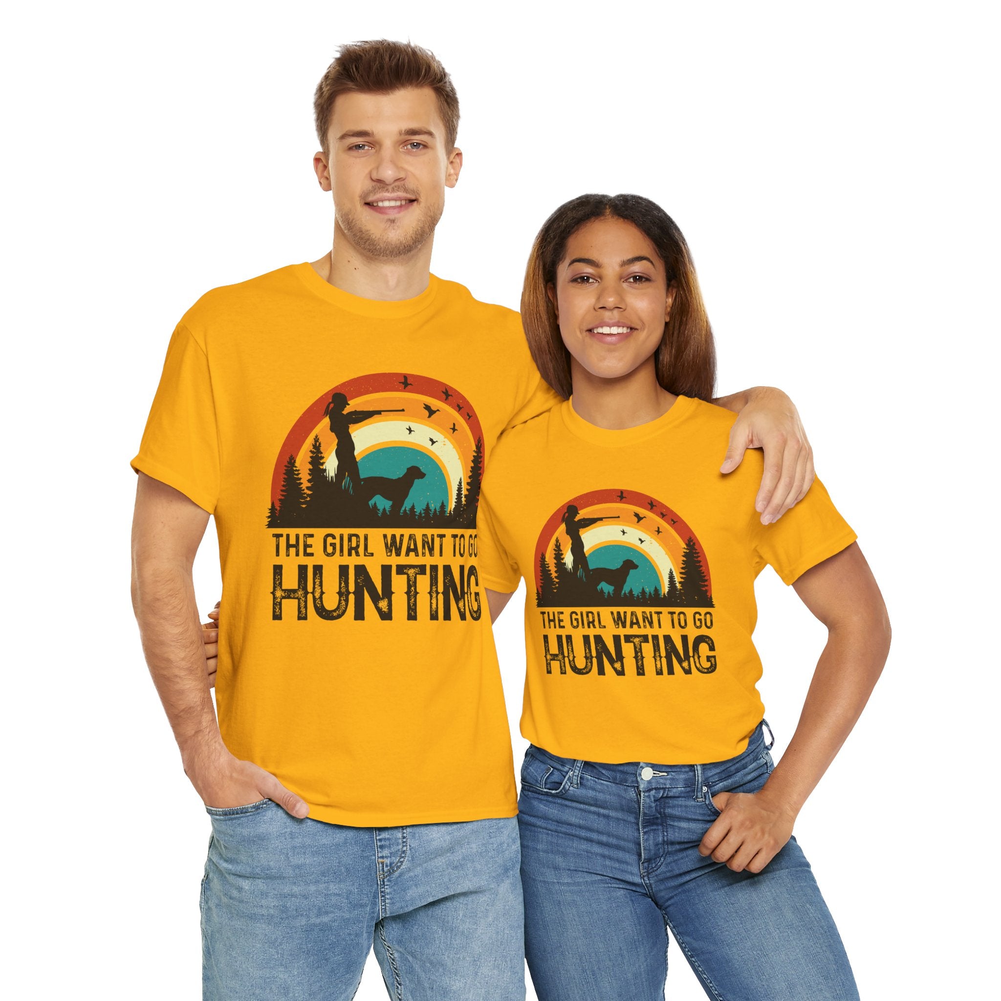 Retro Hunter Shirt – Birds & Pines