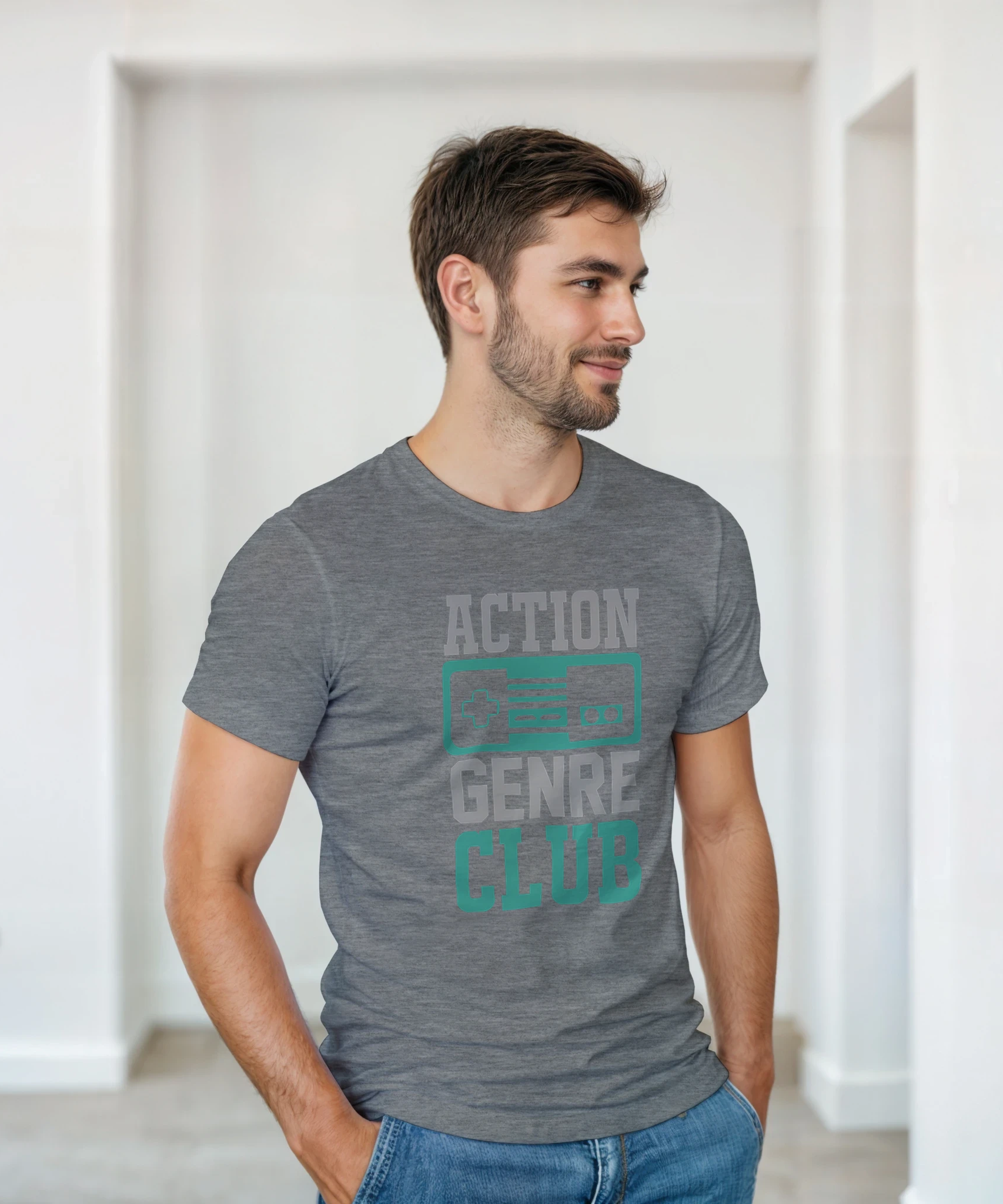 Unisex Action Gaming T-Shirt – Retro Style | Gallory Hive