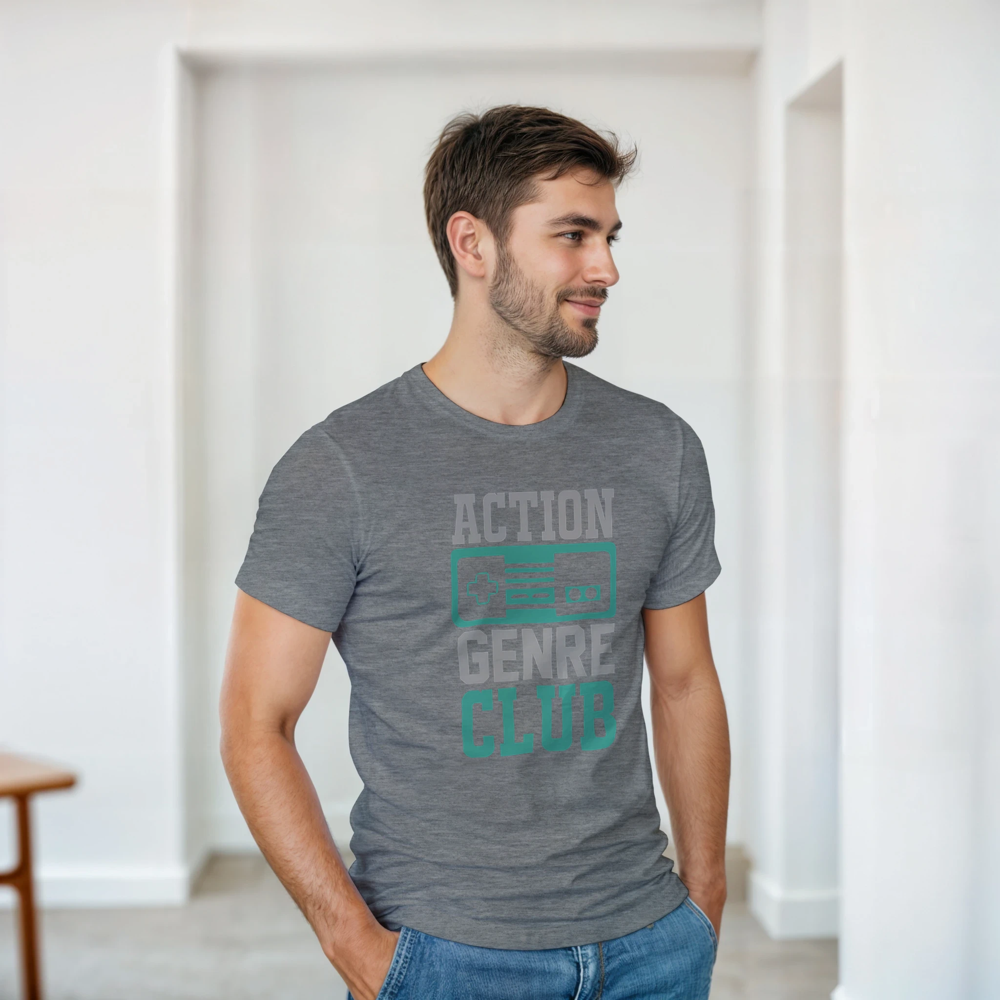 Unisex Action Gaming T-Shirt – Retro Style | Gallory Hive