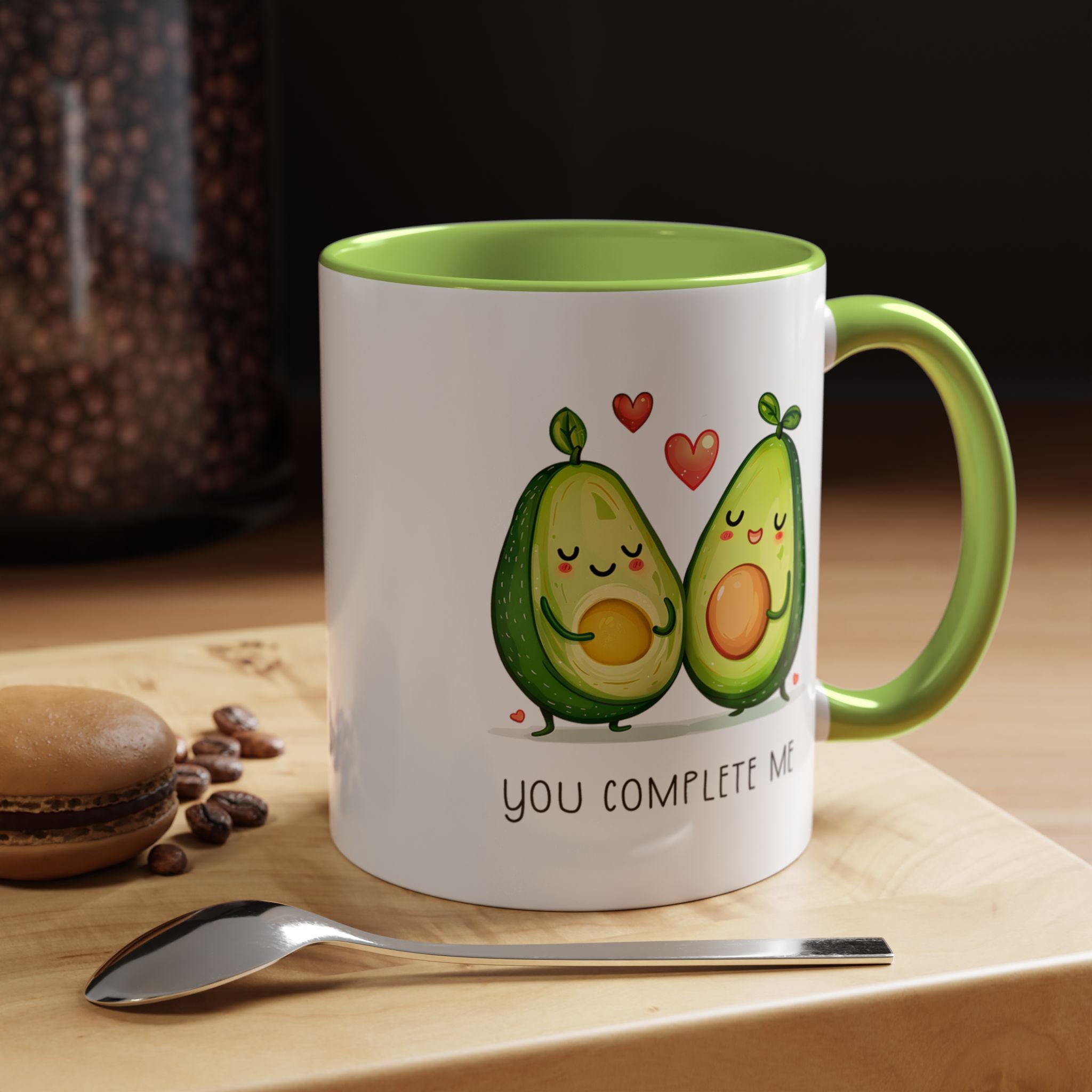 Funny Avocado Couple Ceramic Coffee Mug | Gallory Hive