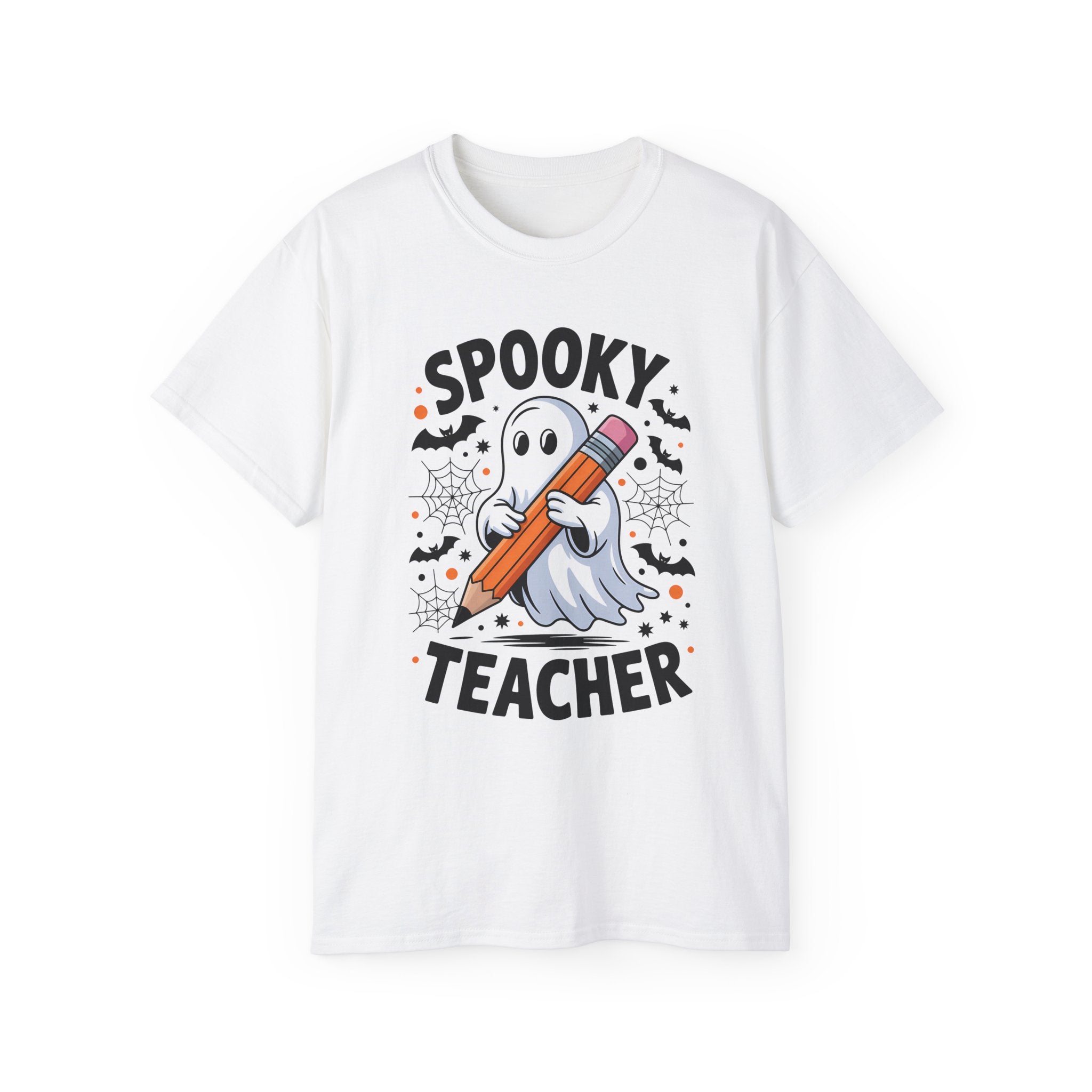 Spooky Teacher Ghost T-Shirt - Halloween Tee
