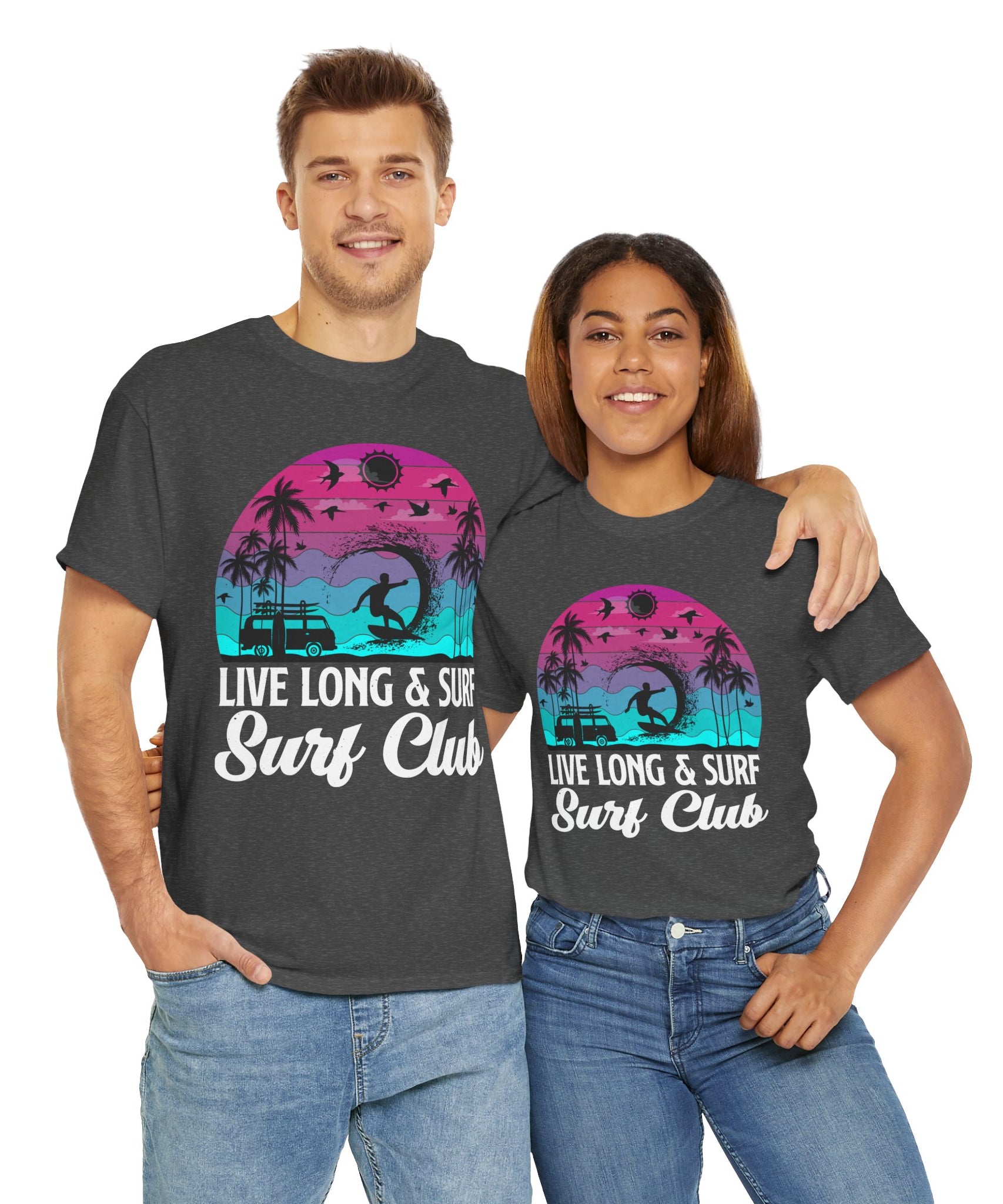 Surf Club Beach Sunset T-Shirt