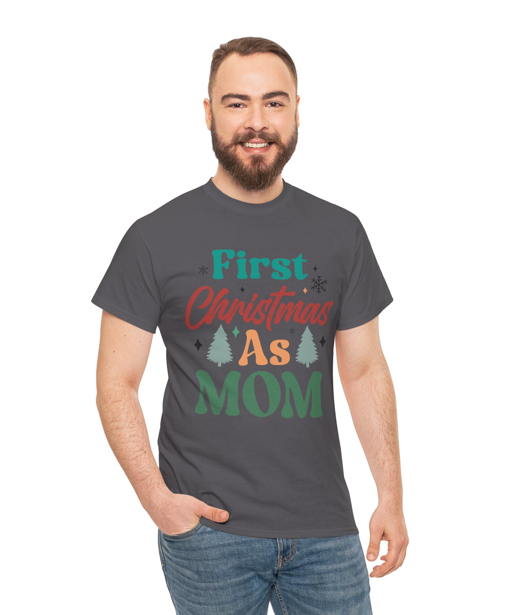 First Christmas as Mom T-Shirt | Gallory Hive