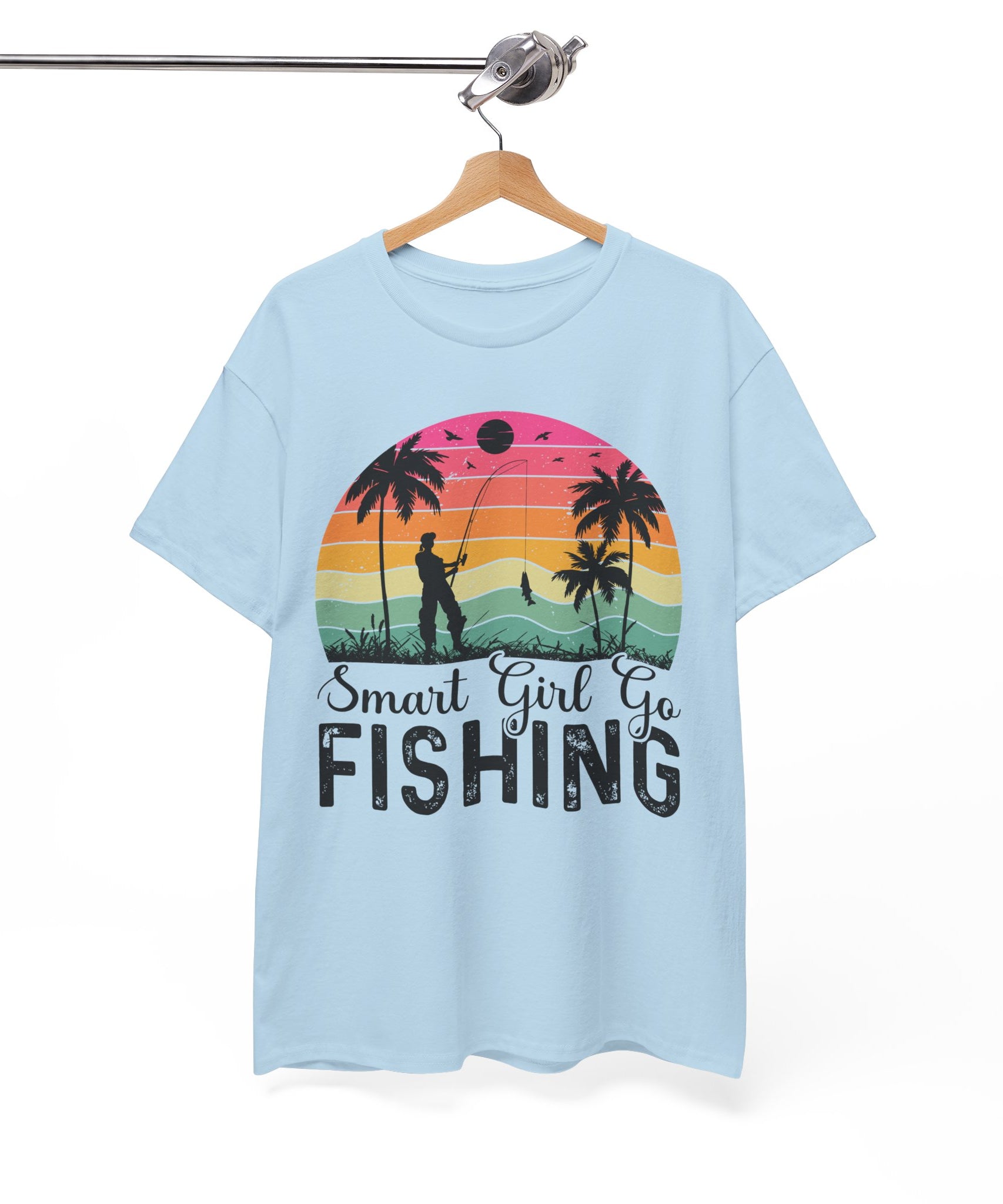 Retro Fisherwoman Graphic Shirt