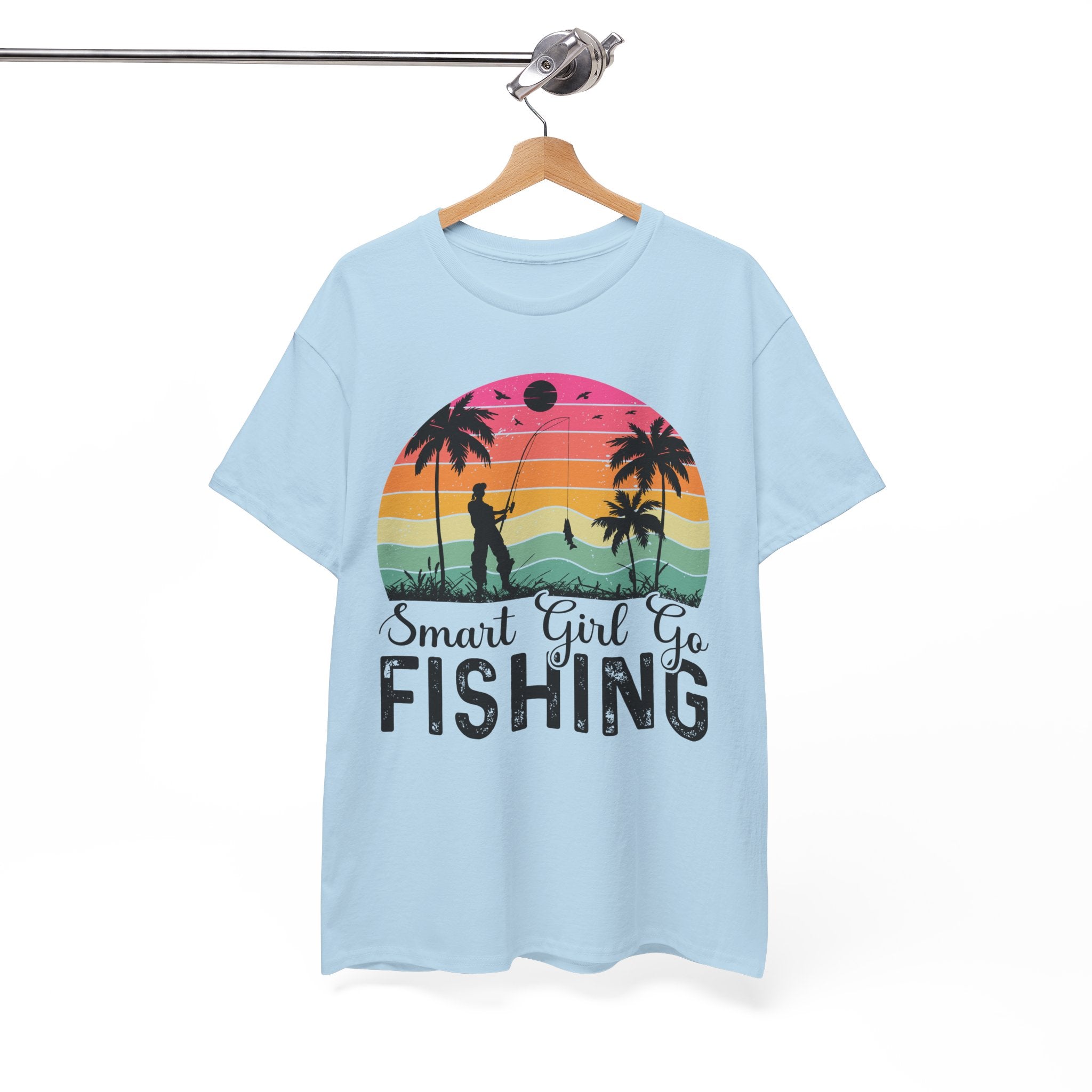 Retro Fisherwoman Graphic Shirt