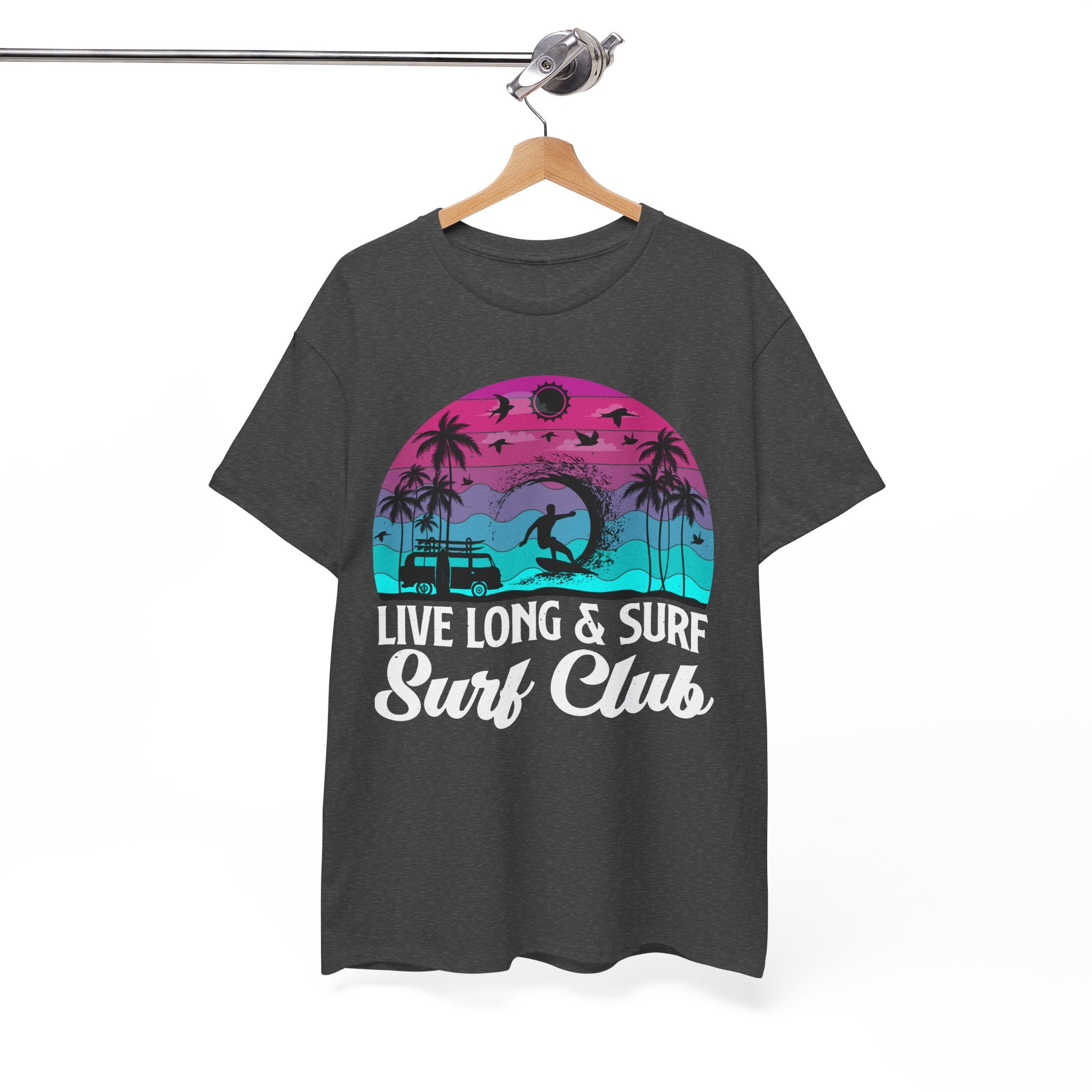 Surf Club Beach Sunset T-Shirt | Gallory Hive