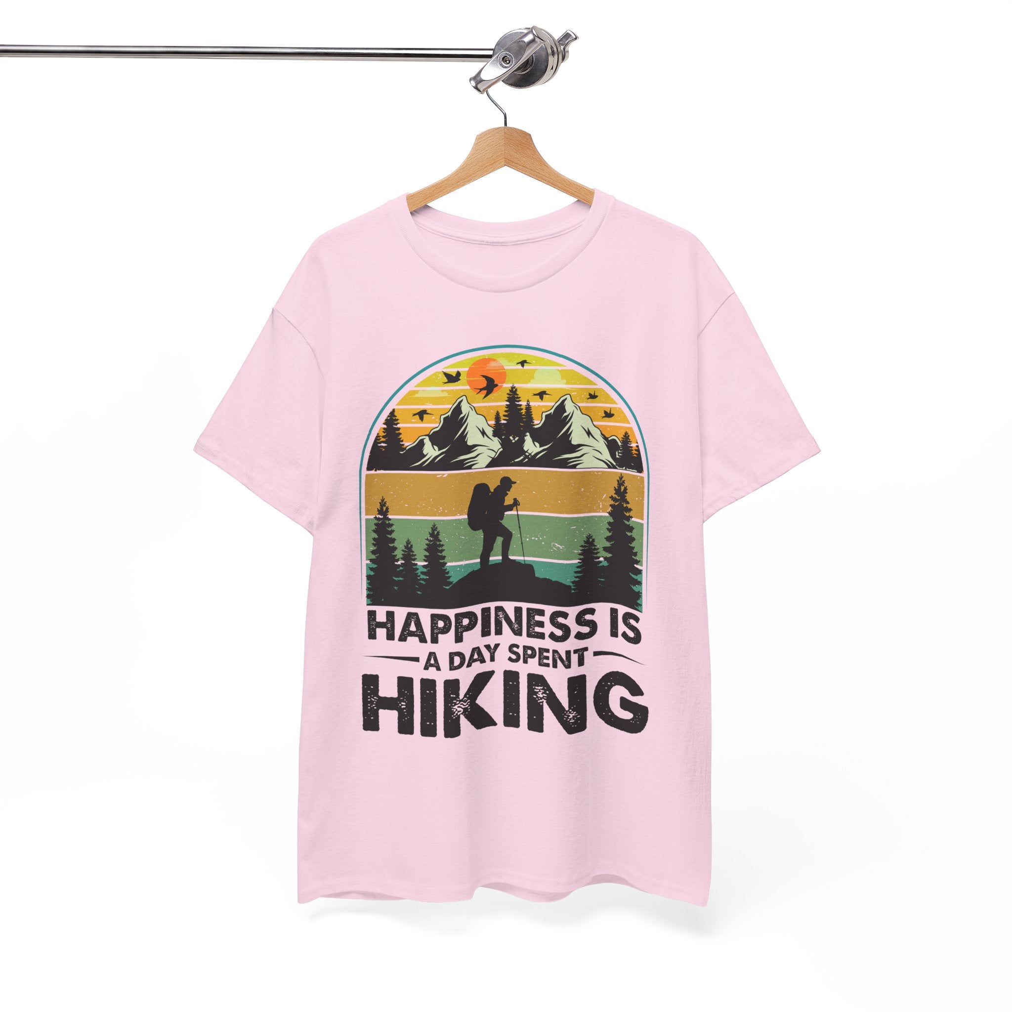 Vintage Hiker Sunset Mountain Tee