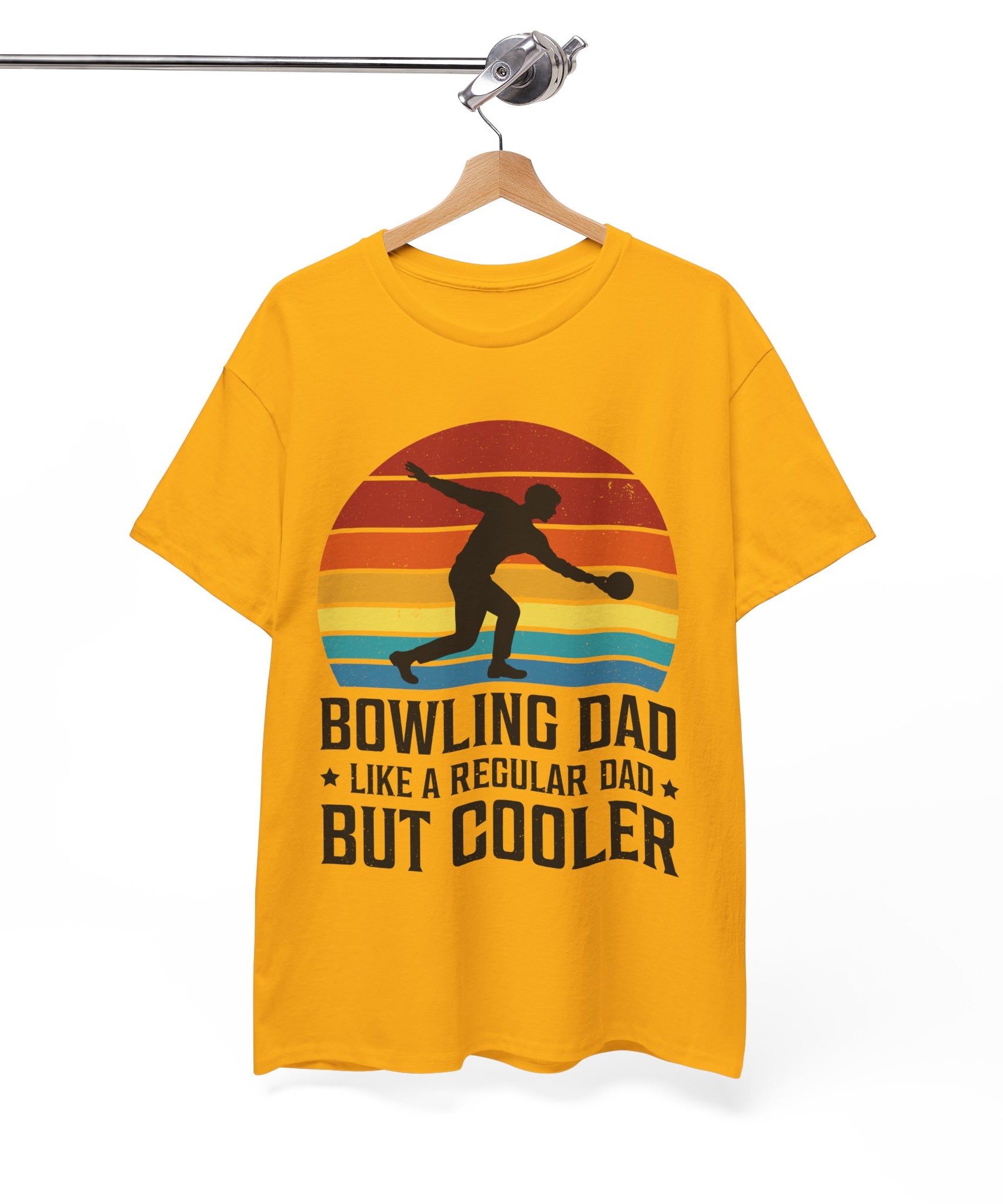 Retro Bowling Dad Tee - Unique Father's Day Gift