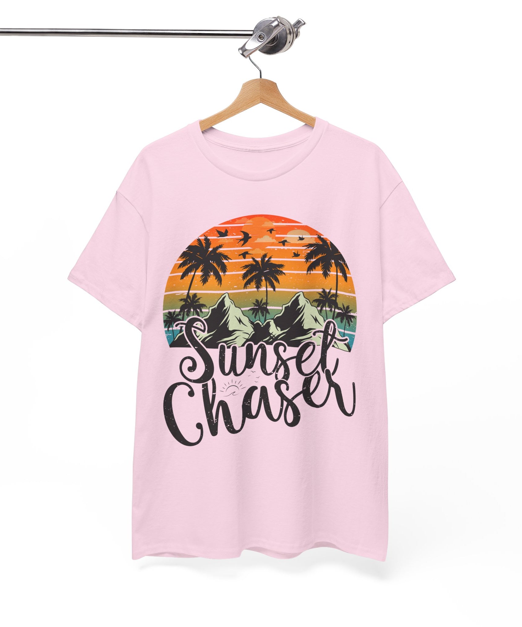 Sunset Surf Tee – Tropical & Mountain Vibes