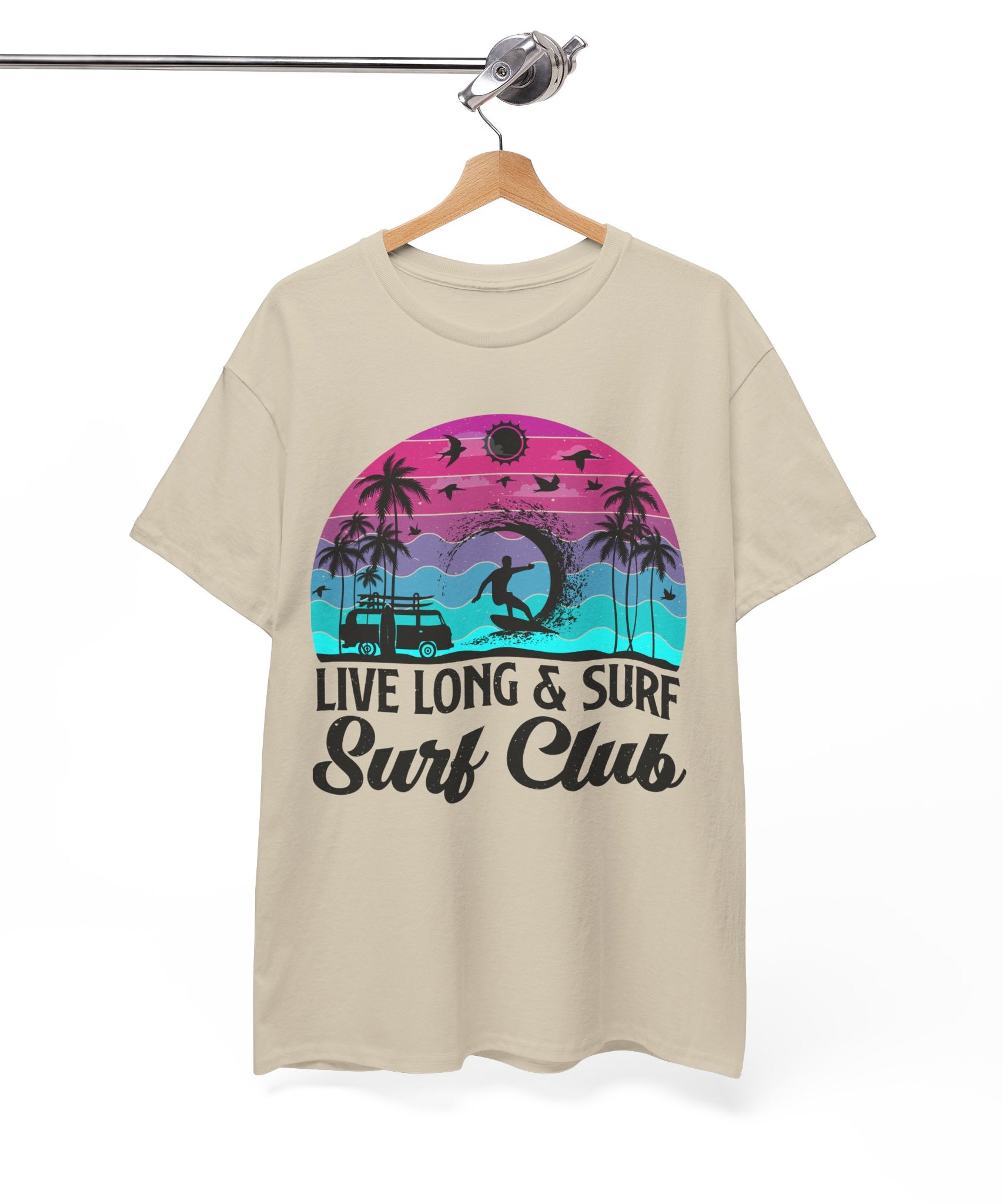 Surf Club Beach Sunset T-Shirt