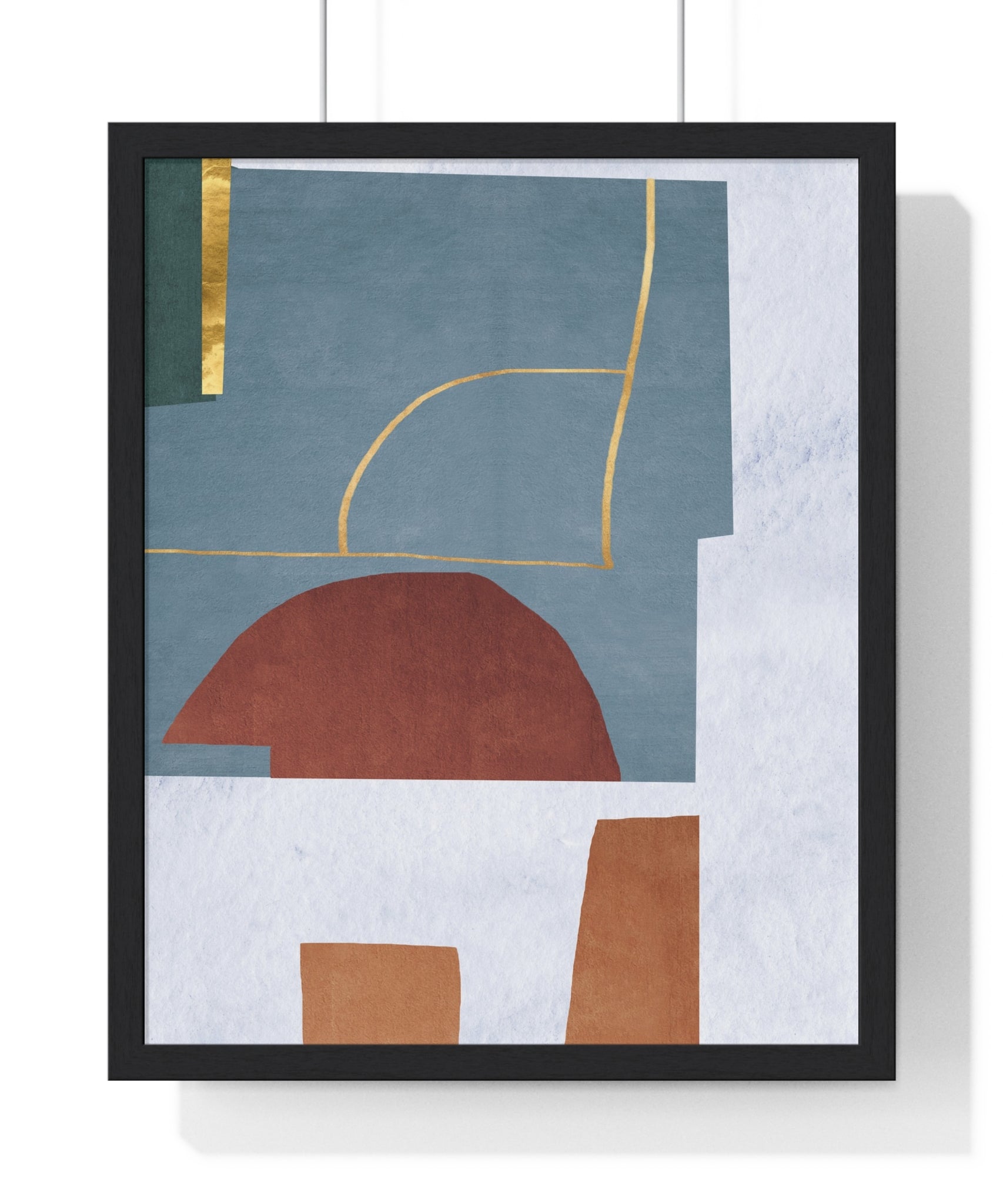 Abstract Carpet Texture Art – Wooden Framed Print