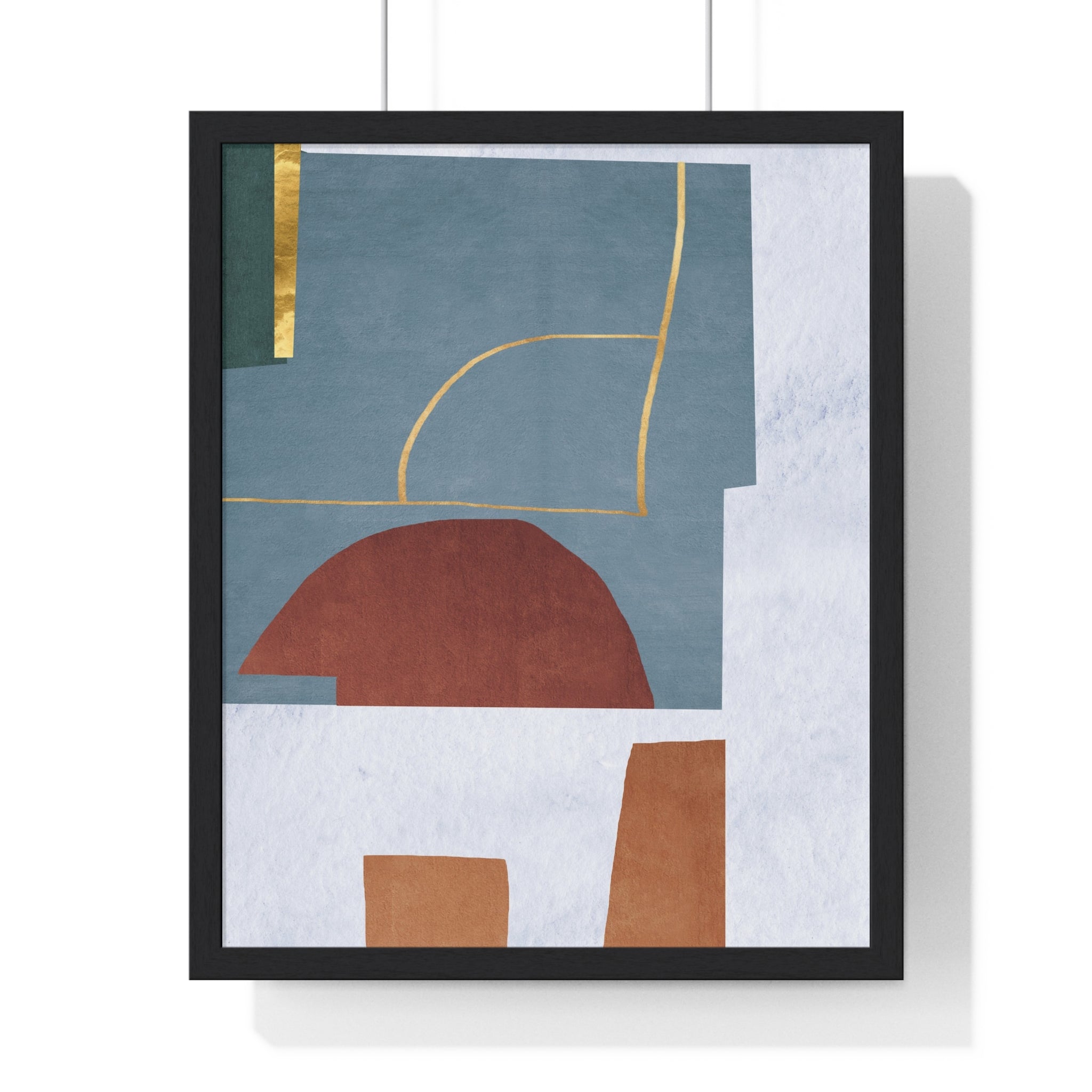 Abstract Carpet Texture Art – Wooden Framed Print