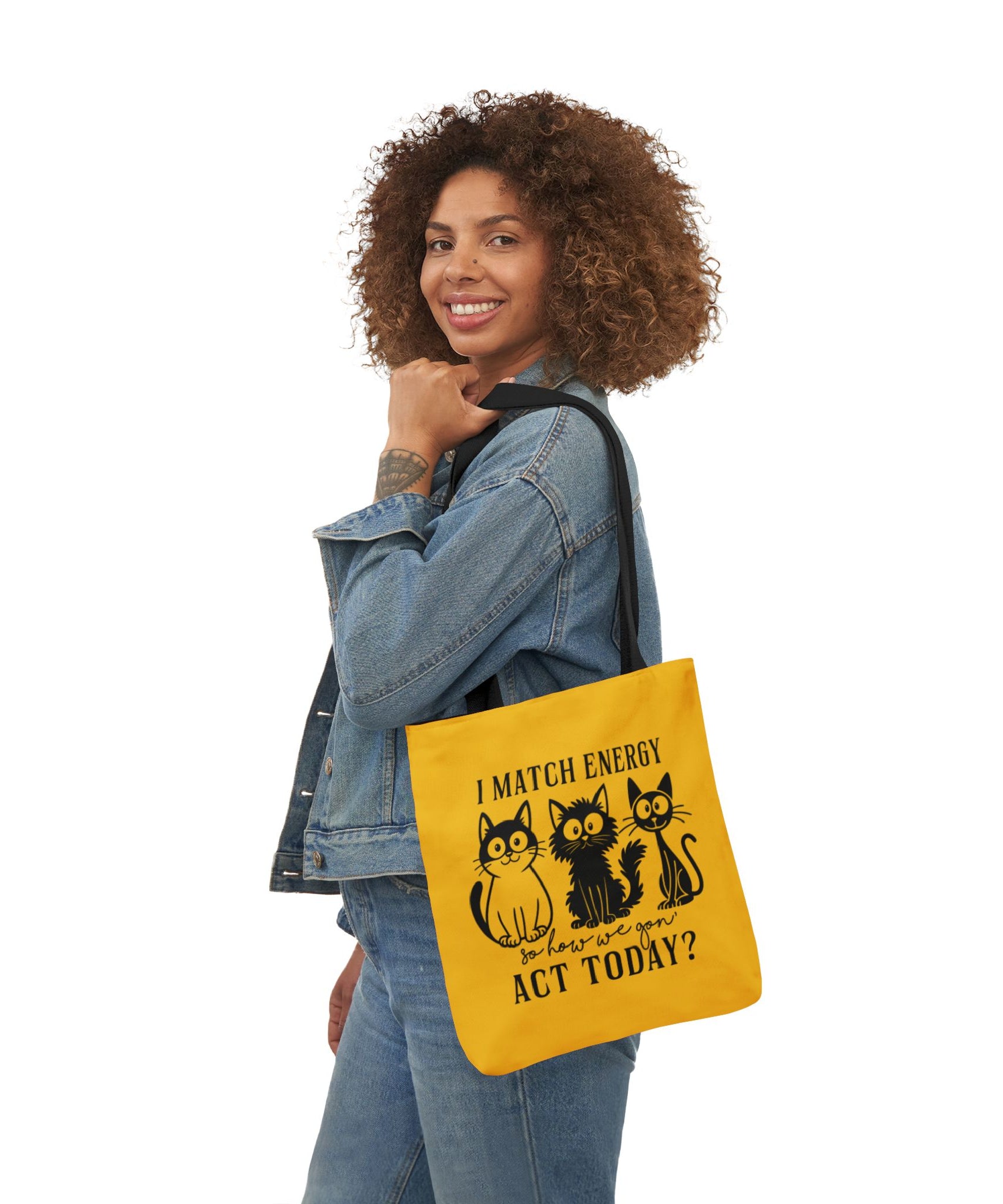 Cute Yellow Canvas Tote – Reusable Bag