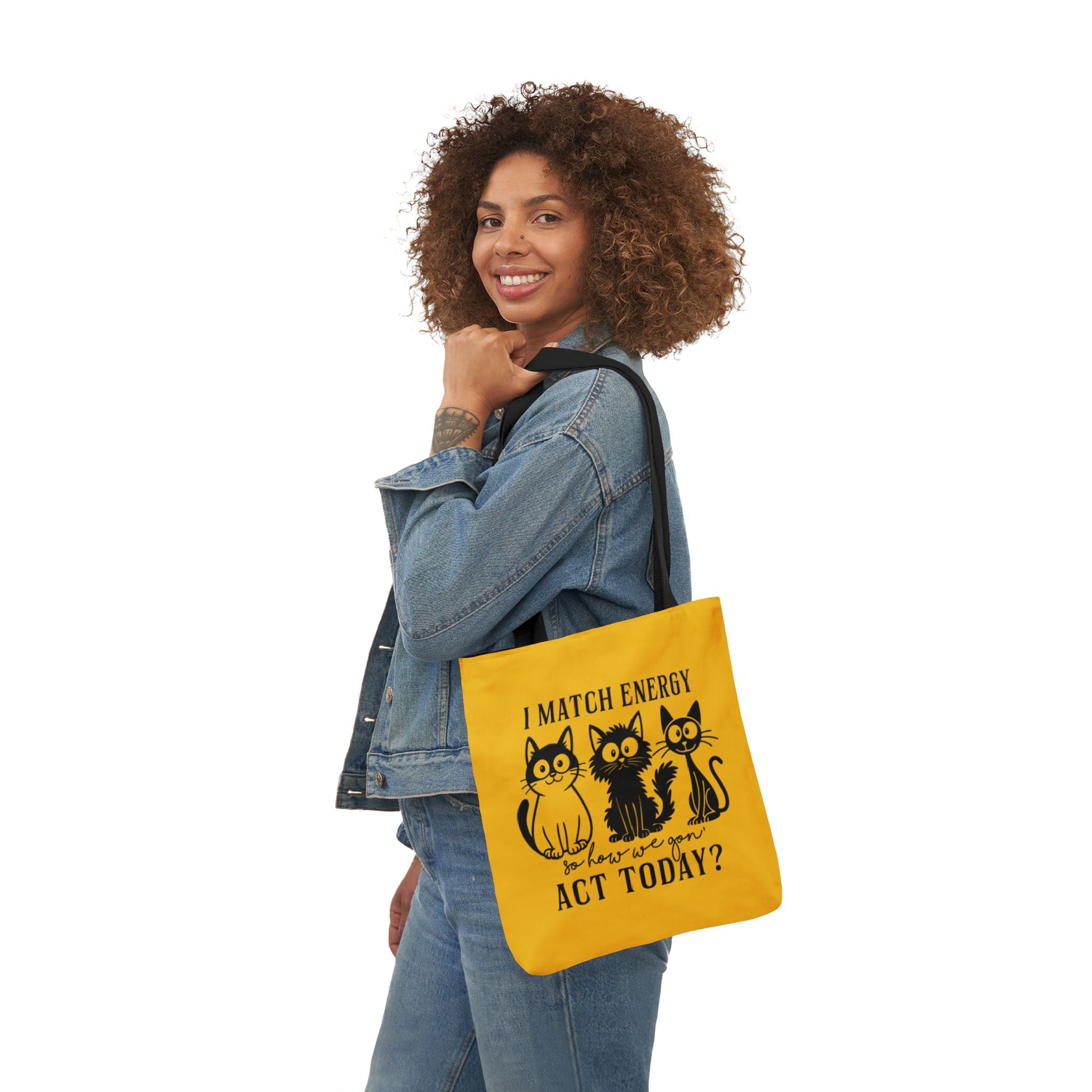 Cute Yellow Canvas Tote – Reusable Bag