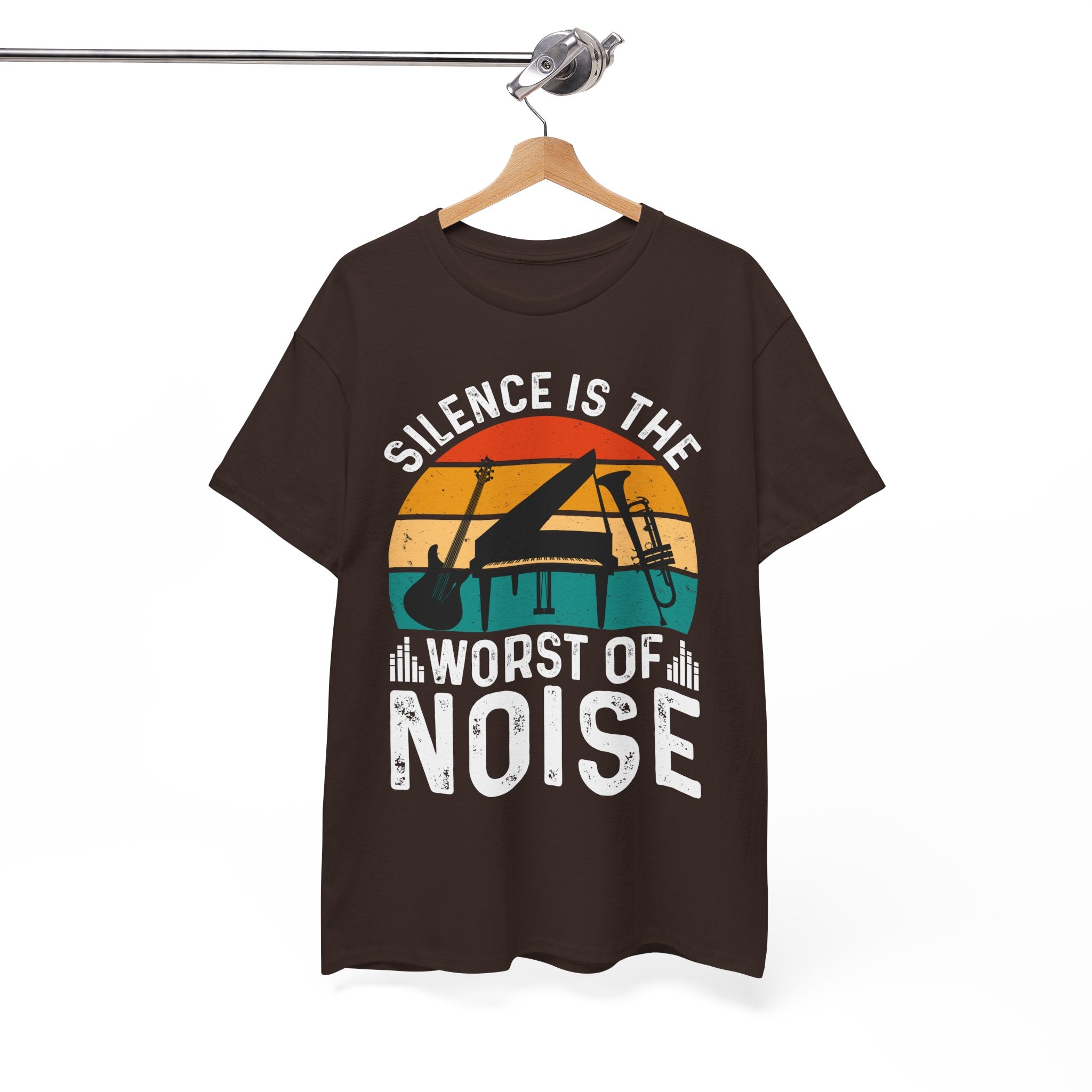 Retro Music Lover-Shirt - Silence Noise Tee