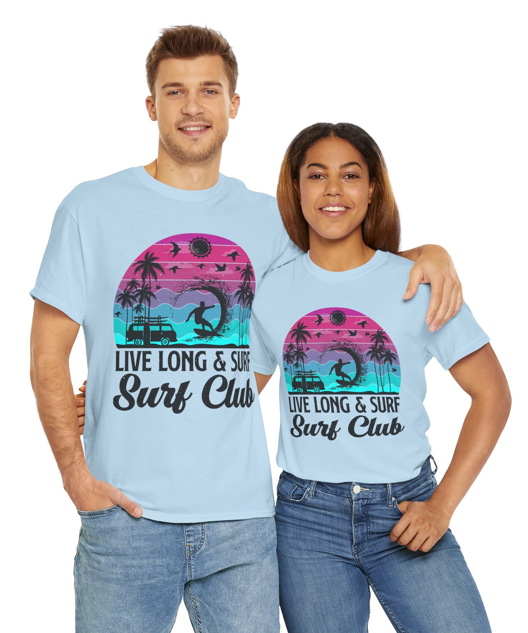 Surf Club Beach Sunset T-Shirt