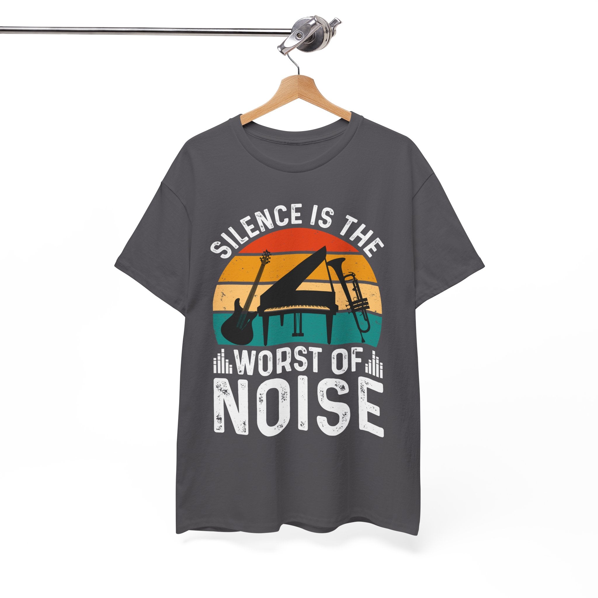 Retro Music Lover-Shirt - Silence Noise Tee | Gallory Hive