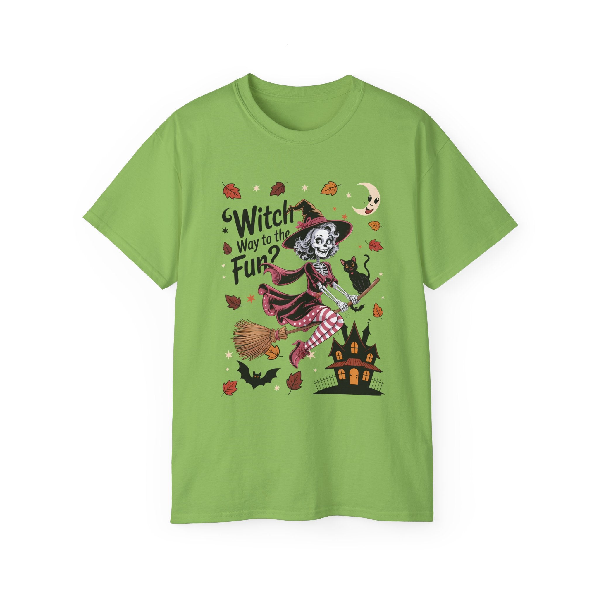 Spooky Cute Witch Ride Halloween Shirt | Gallory Hive