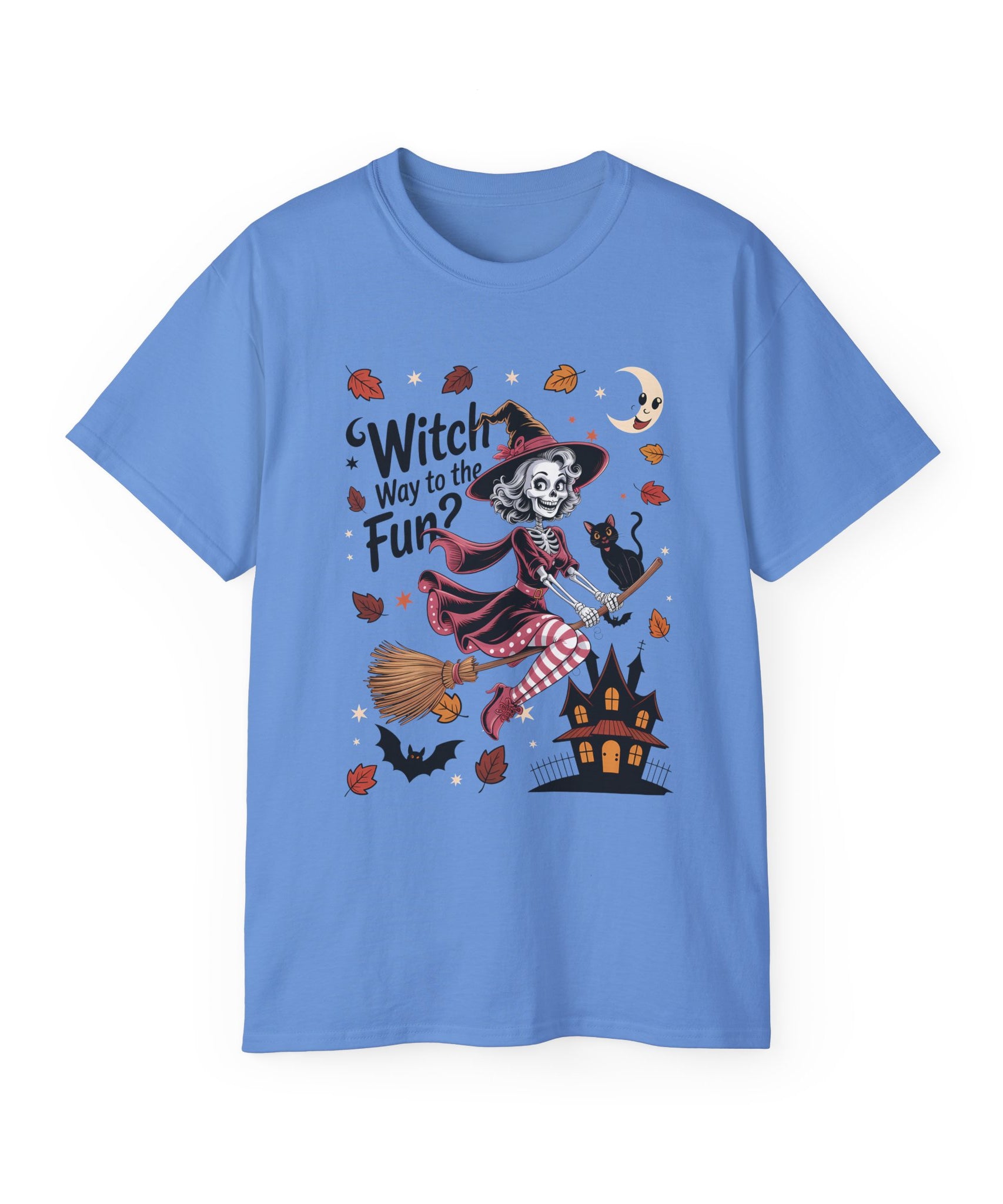 Spooky Cute Witch Ride Halloween Shirt