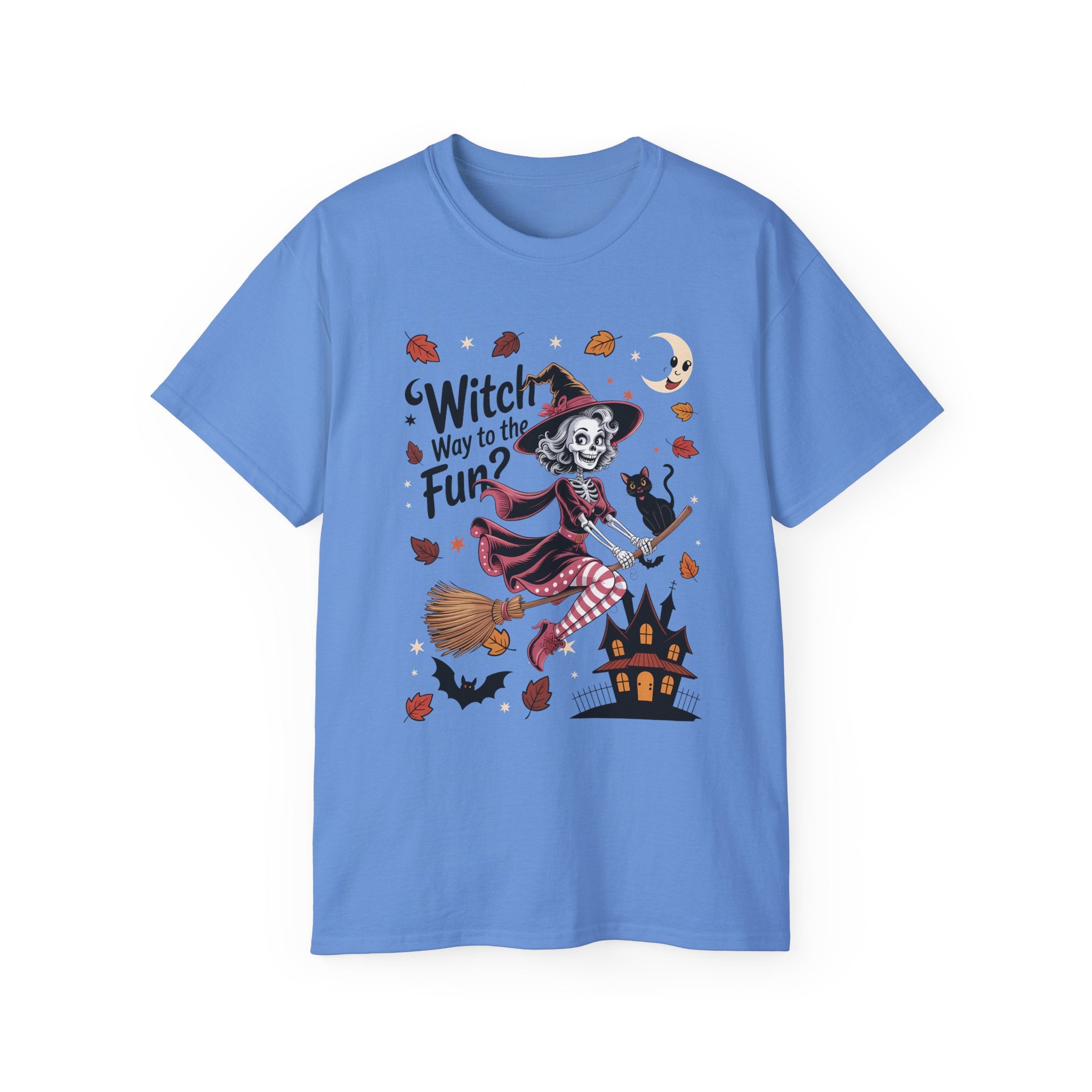 Spooky Cute Witch Ride Halloween Shirt