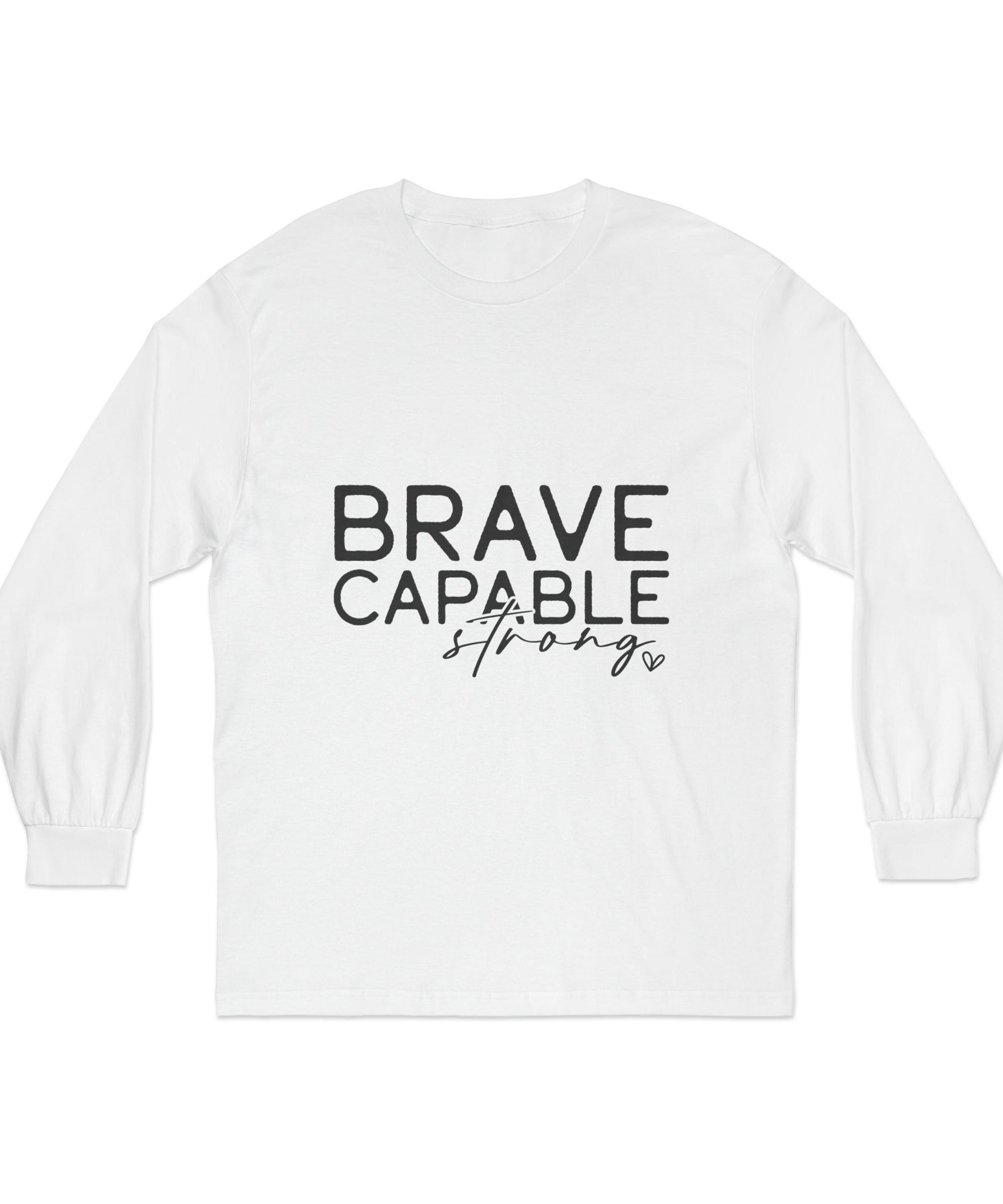 Unisex Motivational Shirt – Brave & Capable Tee | Gallory Hive