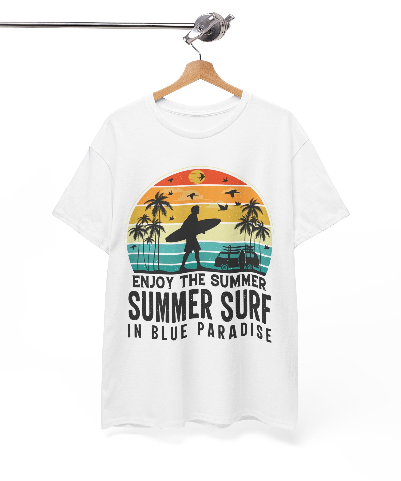 Summer Surf Van Sunset Shirt | Gallory Hive