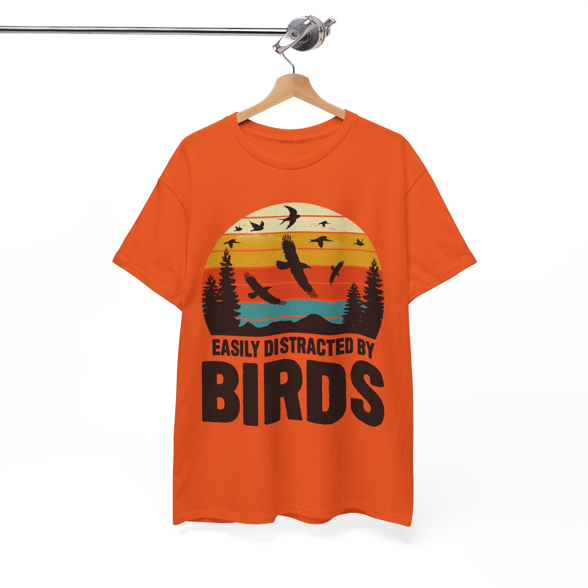Retro Birds Lover Tee - Distracted Design
