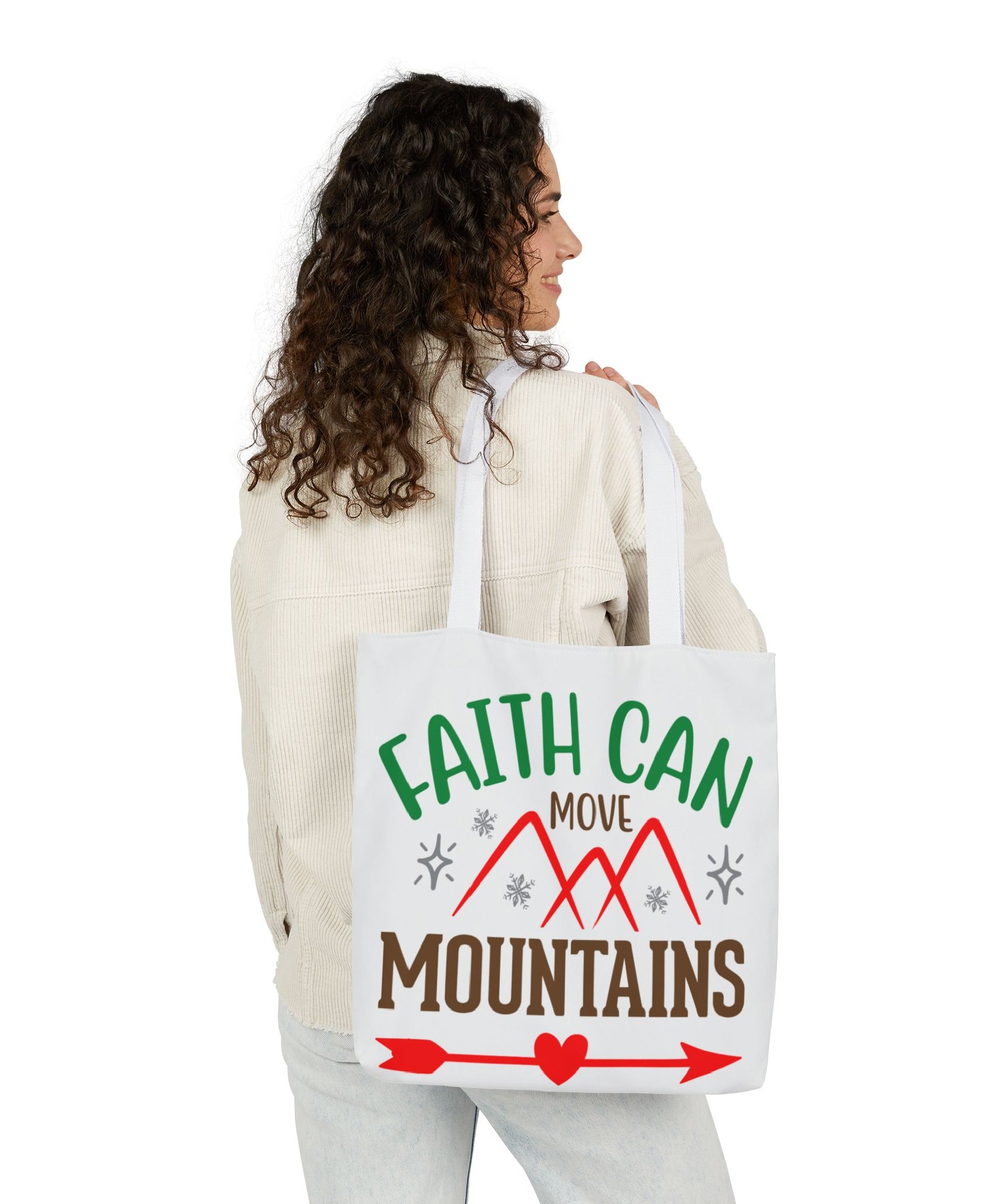 Inspirational Quote Canvas Polyester Tote | Gallory Hive