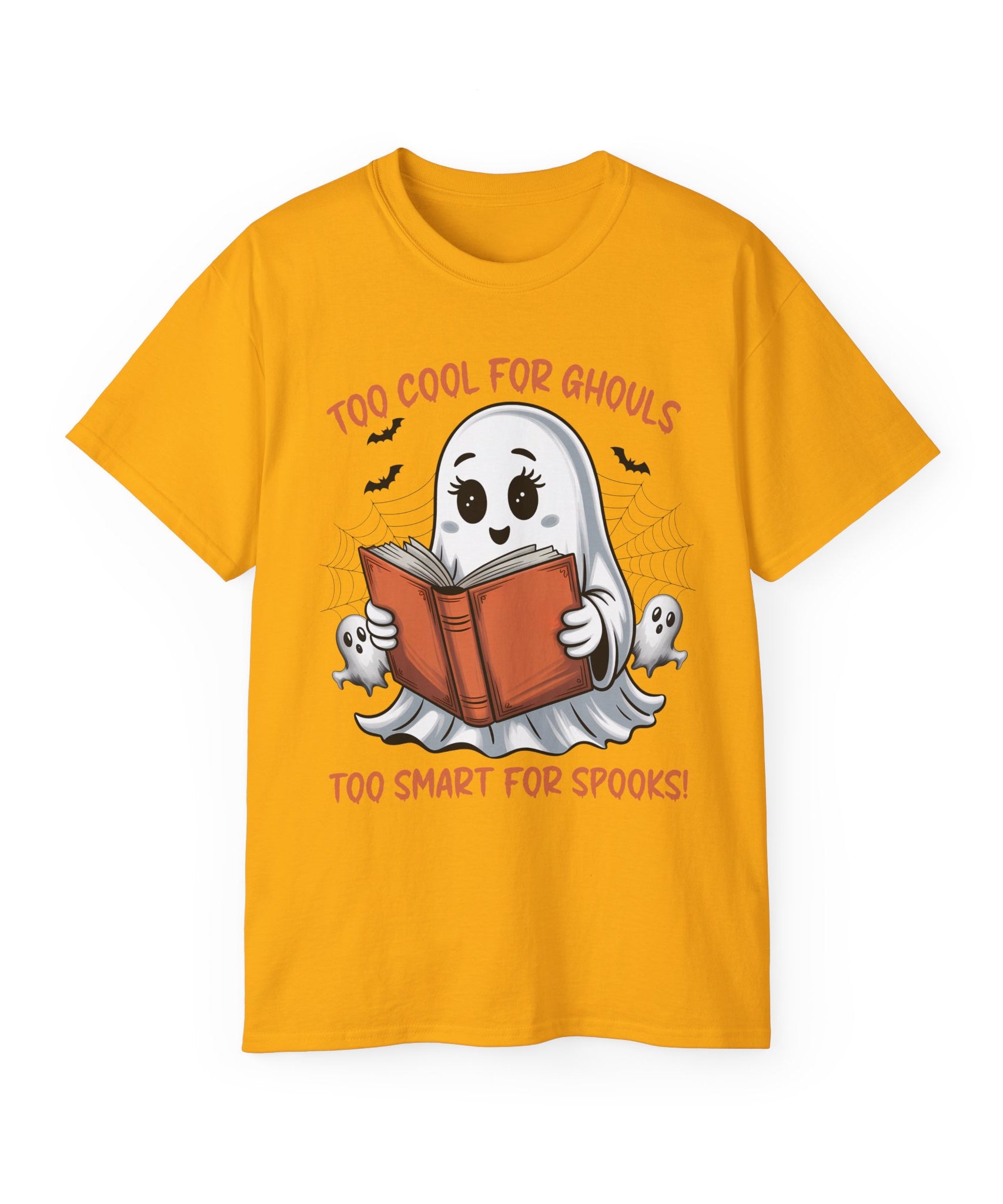 Cute Ghost Book T-Shirt Halloween | Gallory Hive