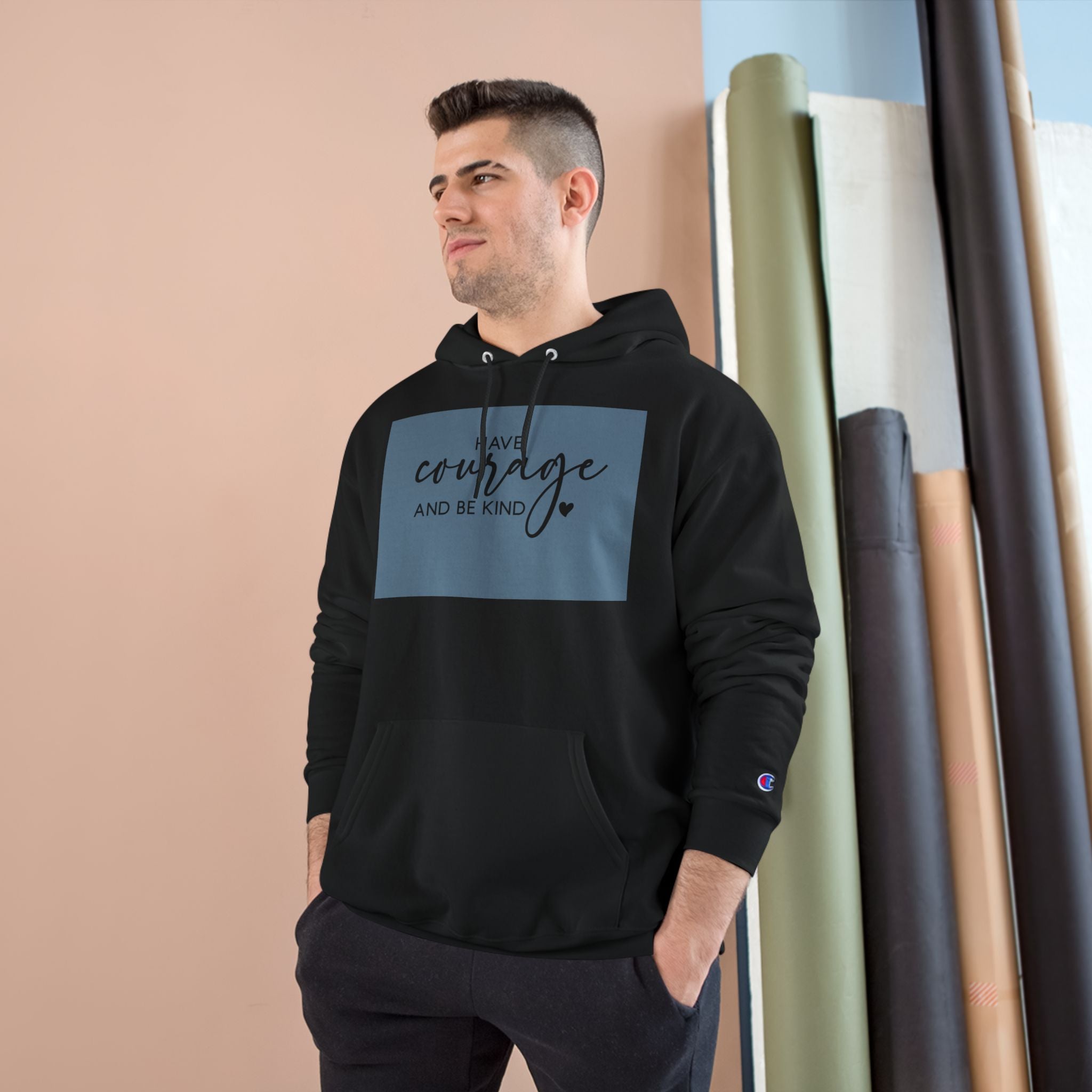 Unisex Hoodie – Have Courage and Be Kind Minimalist Print