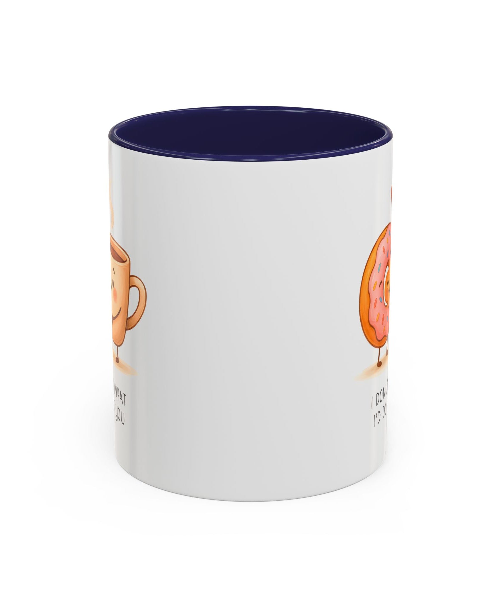Cute Donut and Coffee Love Ceramic Mug | Gallory Hive