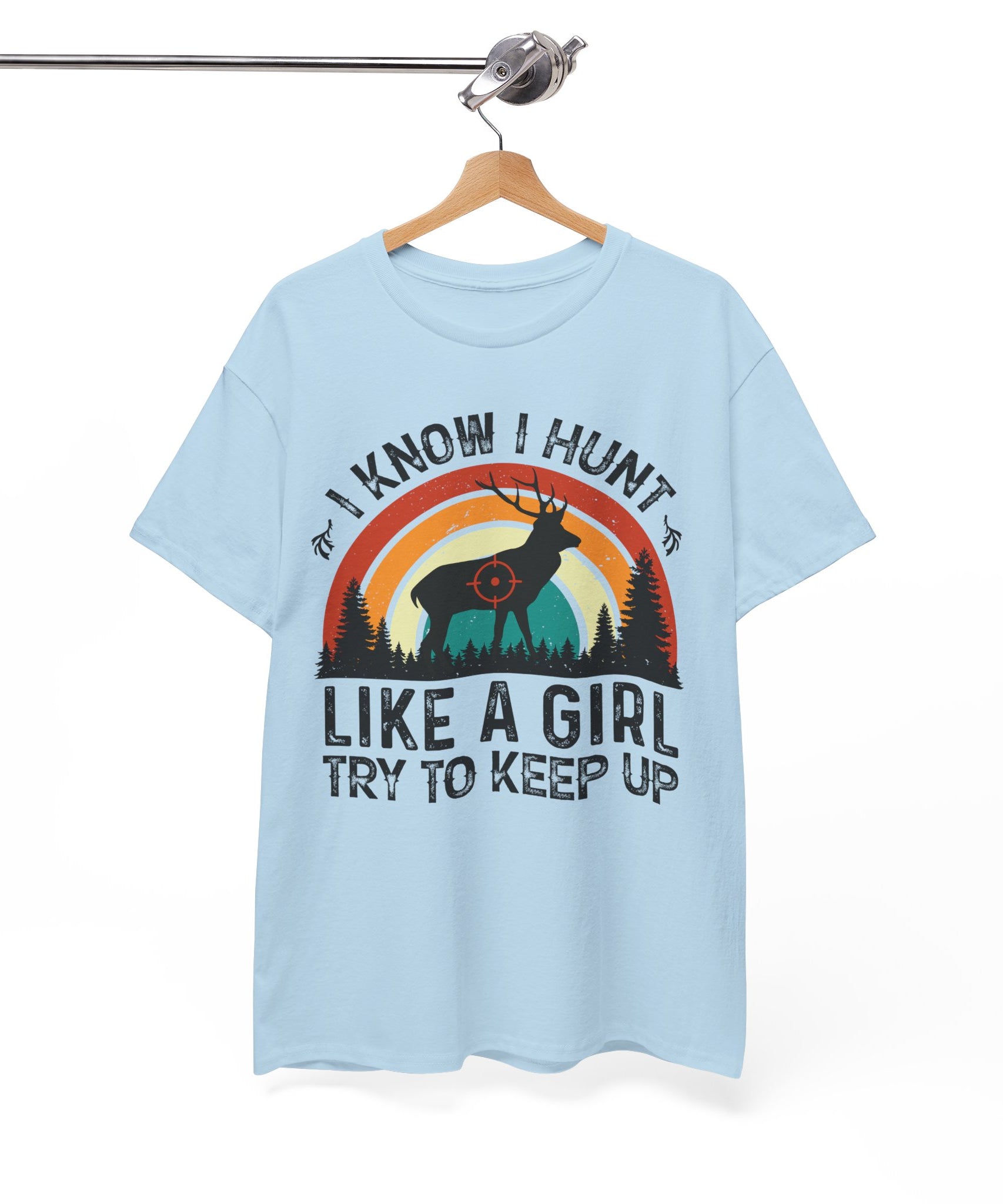 Sunset Target Deer Shirt – Hunting Vibes