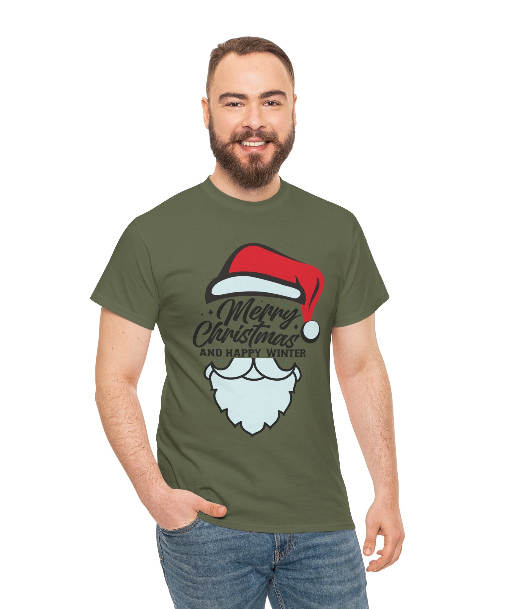 Festive Santa Beard Christmas Shirt | Gallory Hive