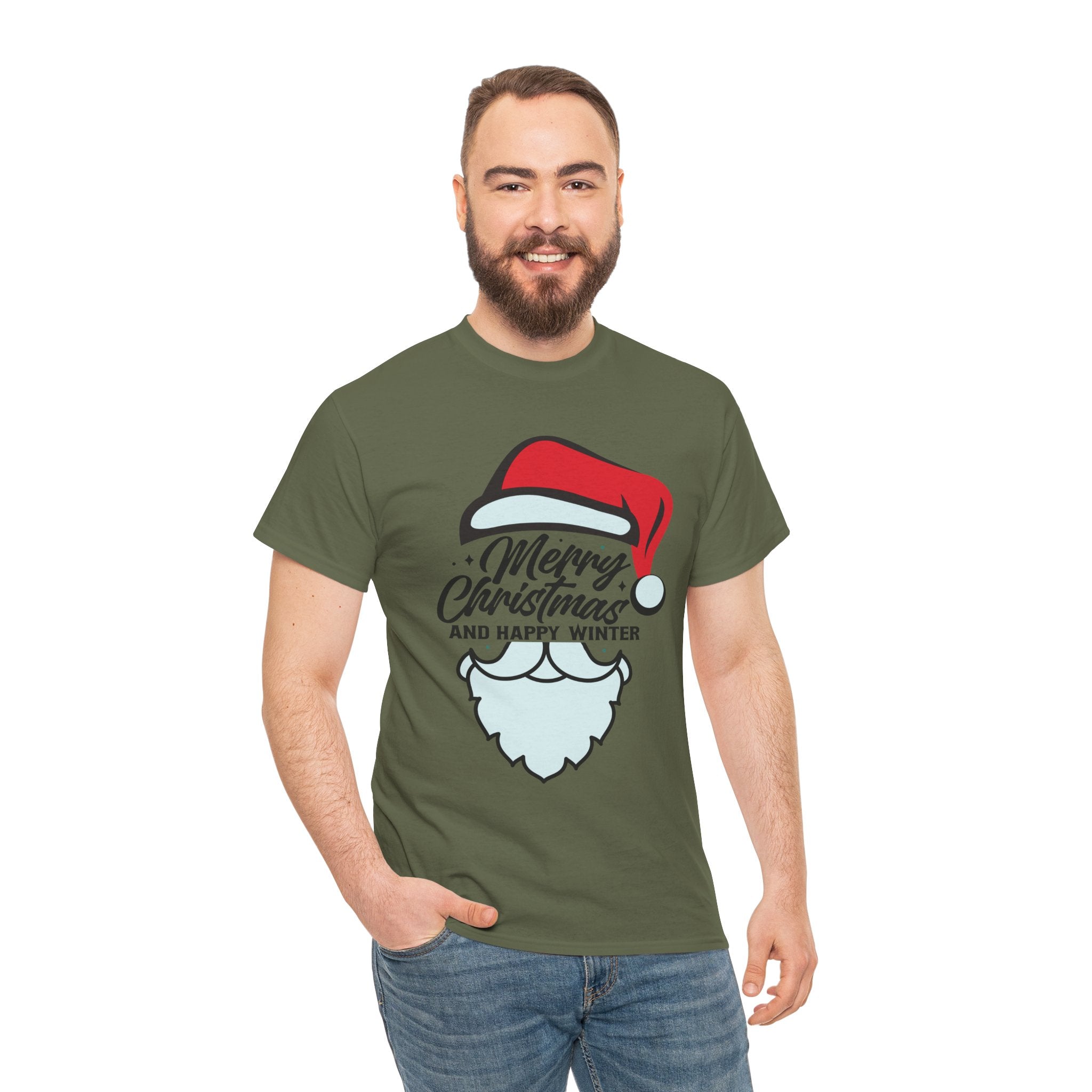 Festive Santa Beard Christmas Shirt | Gallory Hive