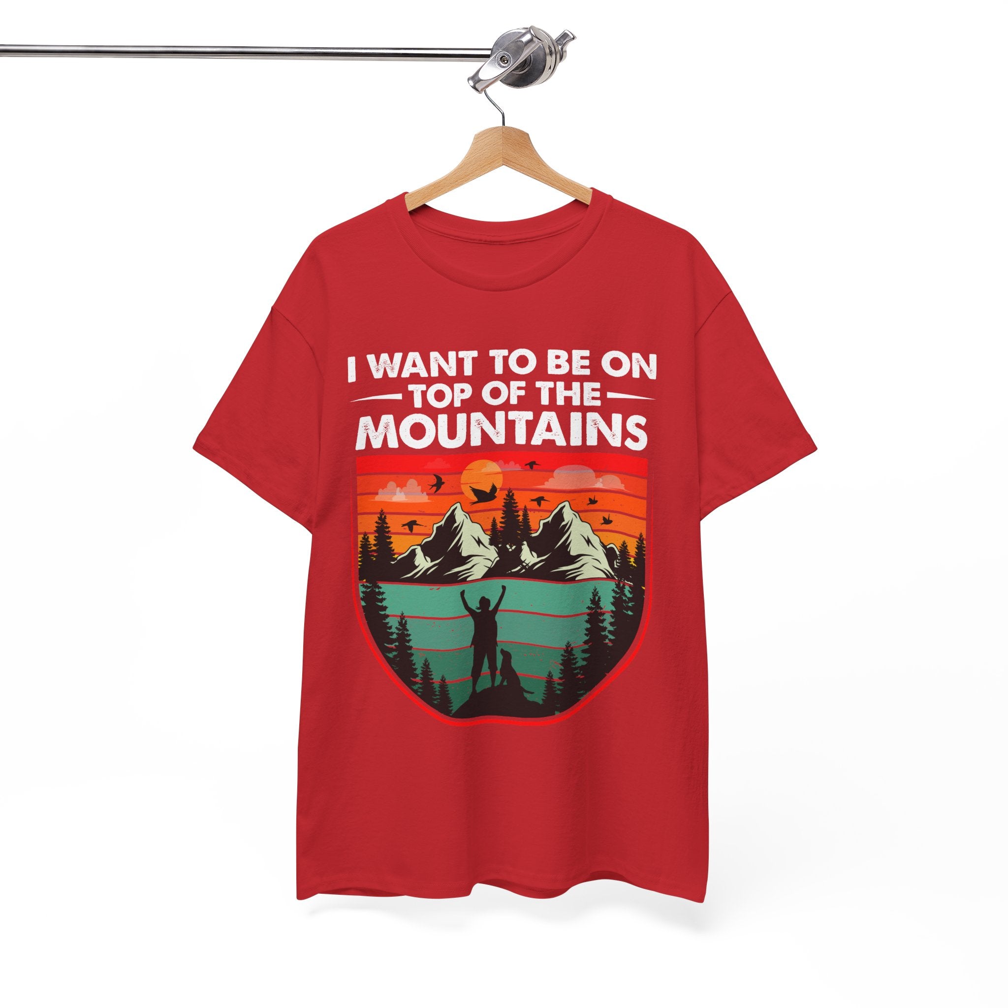 Retro Mountains T-Shirt - Adventure Vibes Tee | Gallory Hive