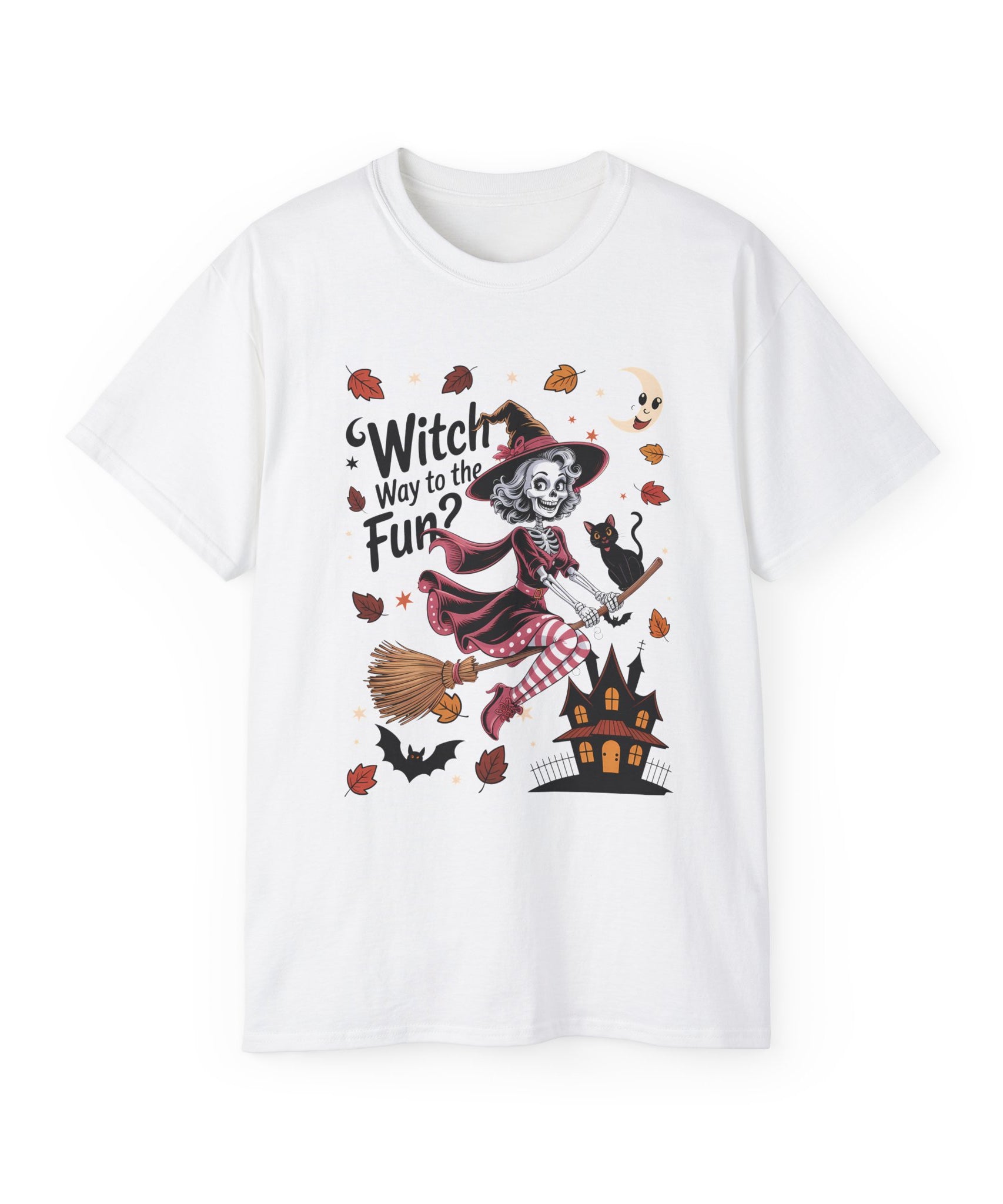 Spooky Cute Witch Ride Halloween Shirt | Gallory Hive