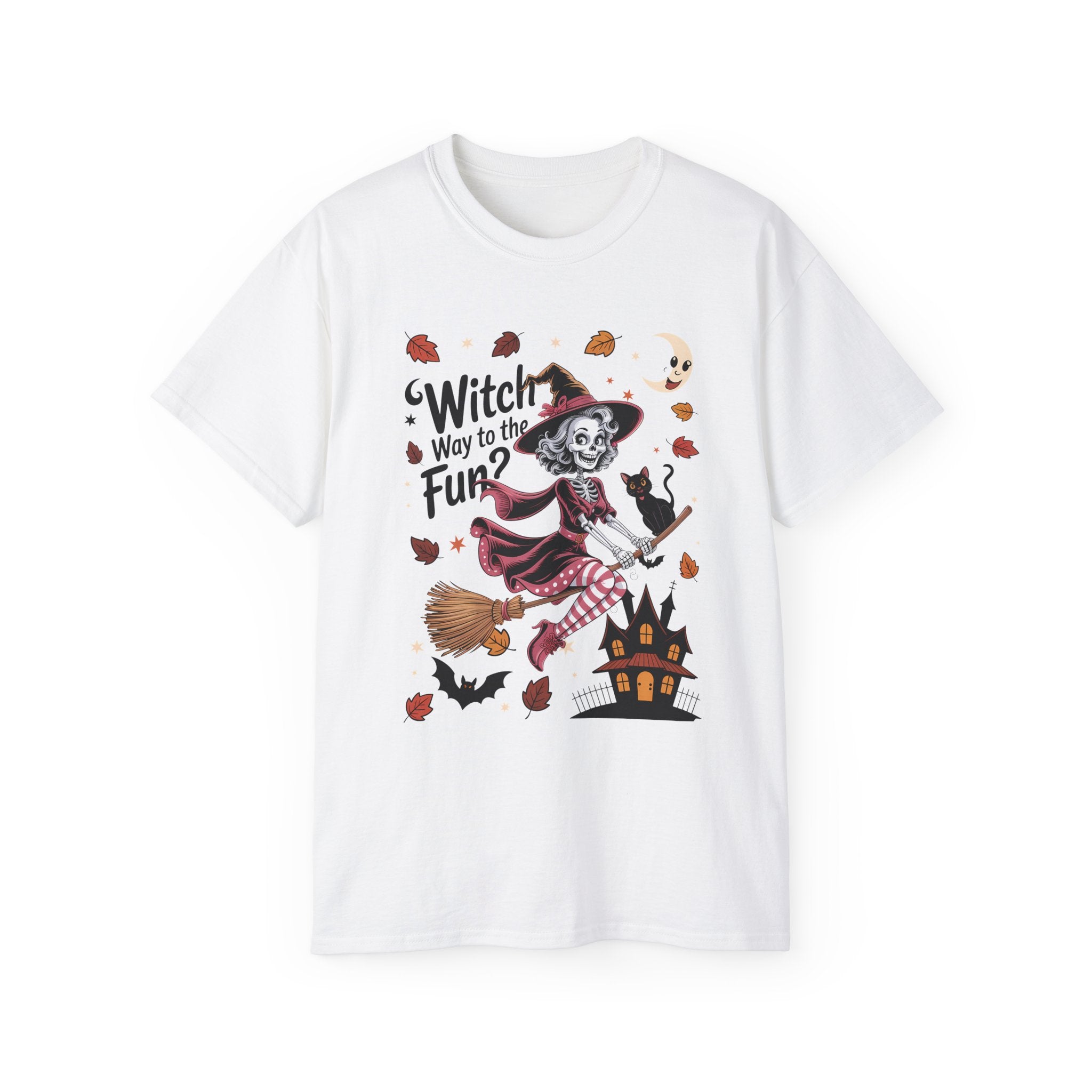 Spooky Cute Witch Ride Halloween Shirt | Gallory Hive