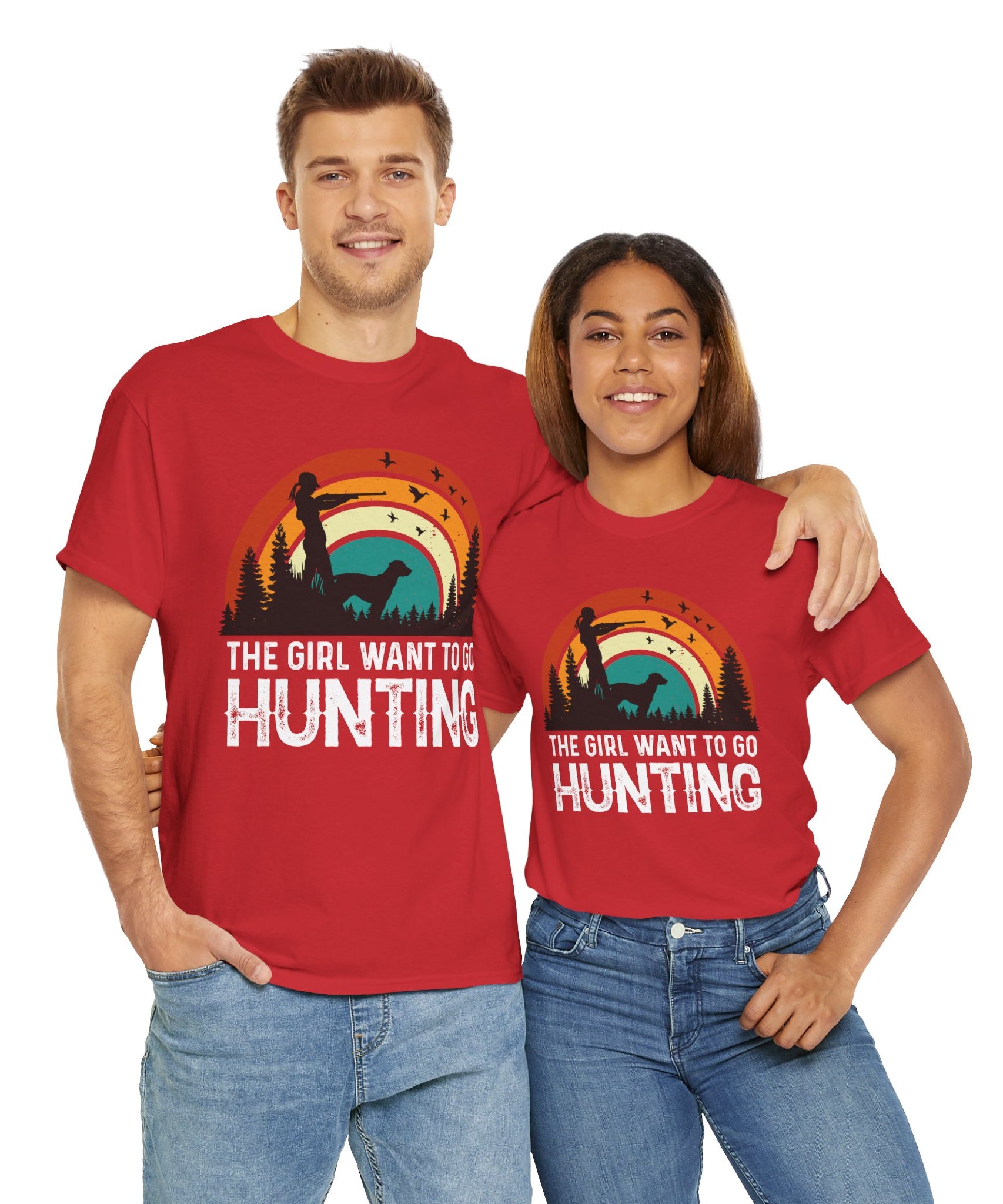 Retro Hunter Shirt – Birds & Pines
