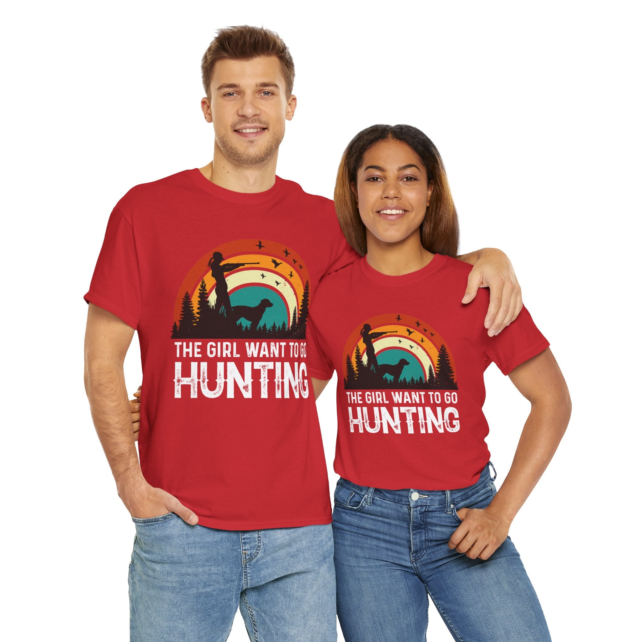 Retro Hunter Shirt – Birds & Pines
