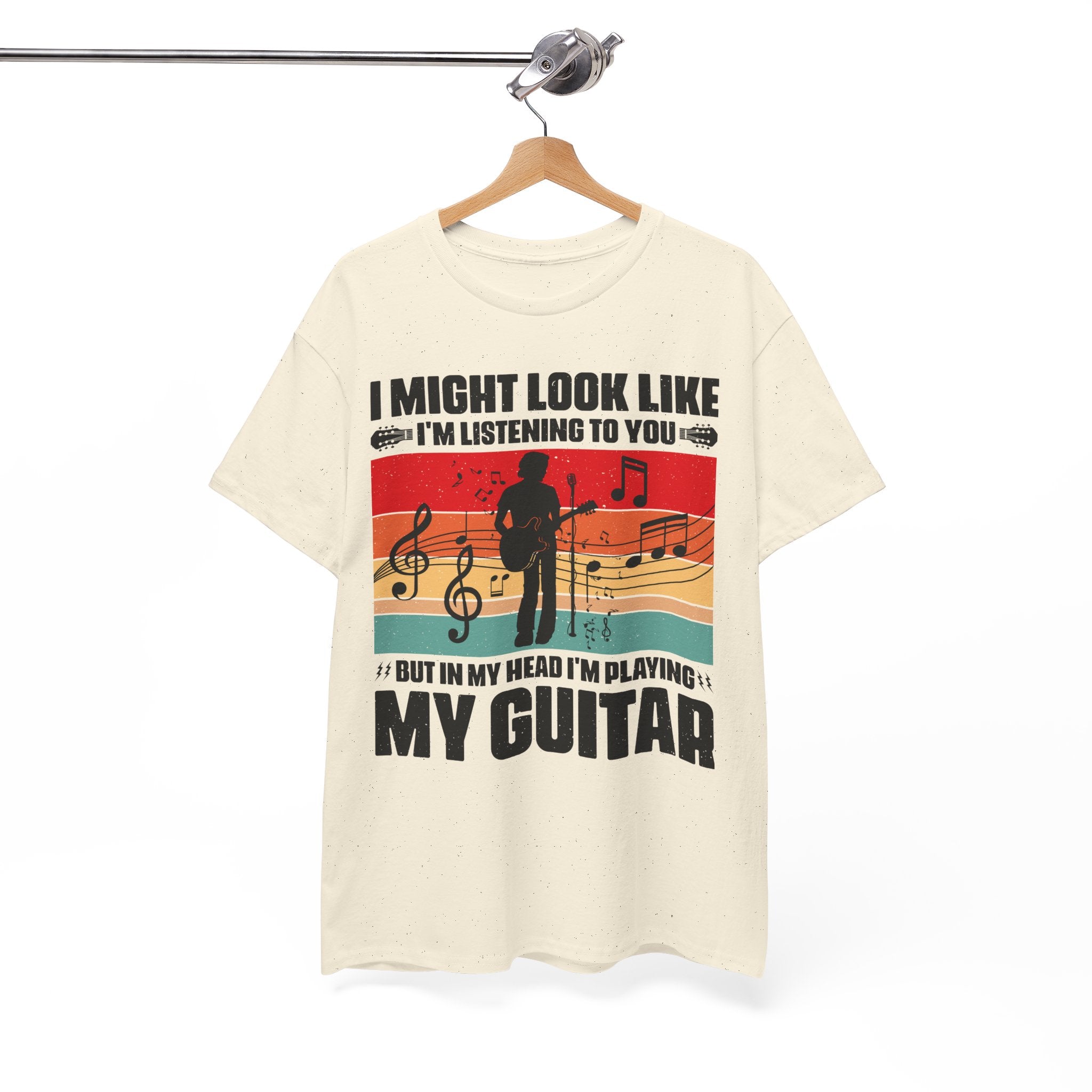 Retro Guitar Playing Mind T-Shirt | Gallory Hive
