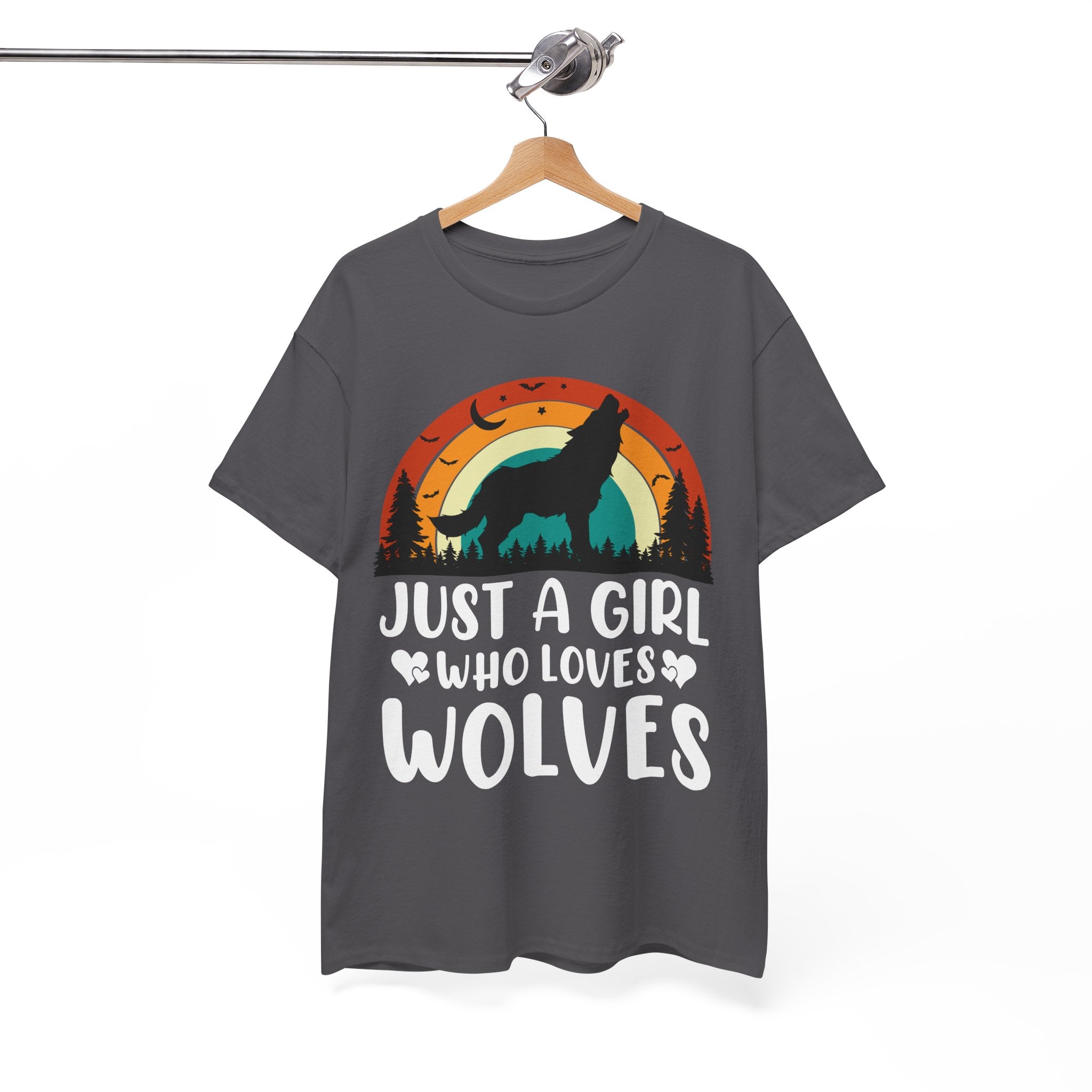 Vintage Wolf Lover Girl Tee